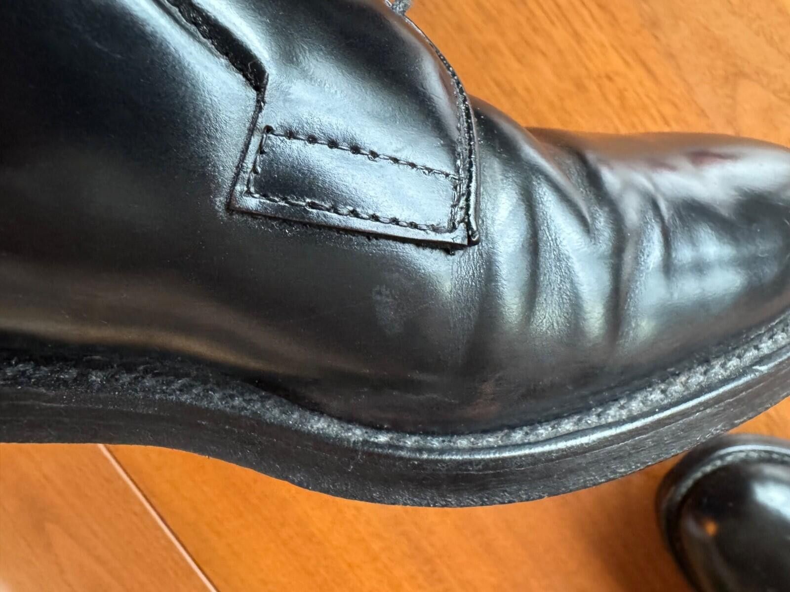 Allen Edmonds Allen Edmonds Leeds Plain Derby Blutcher Shoe Black 10.5 D Size US 10.5 / EU 43-44 - 8 Thumbnail
