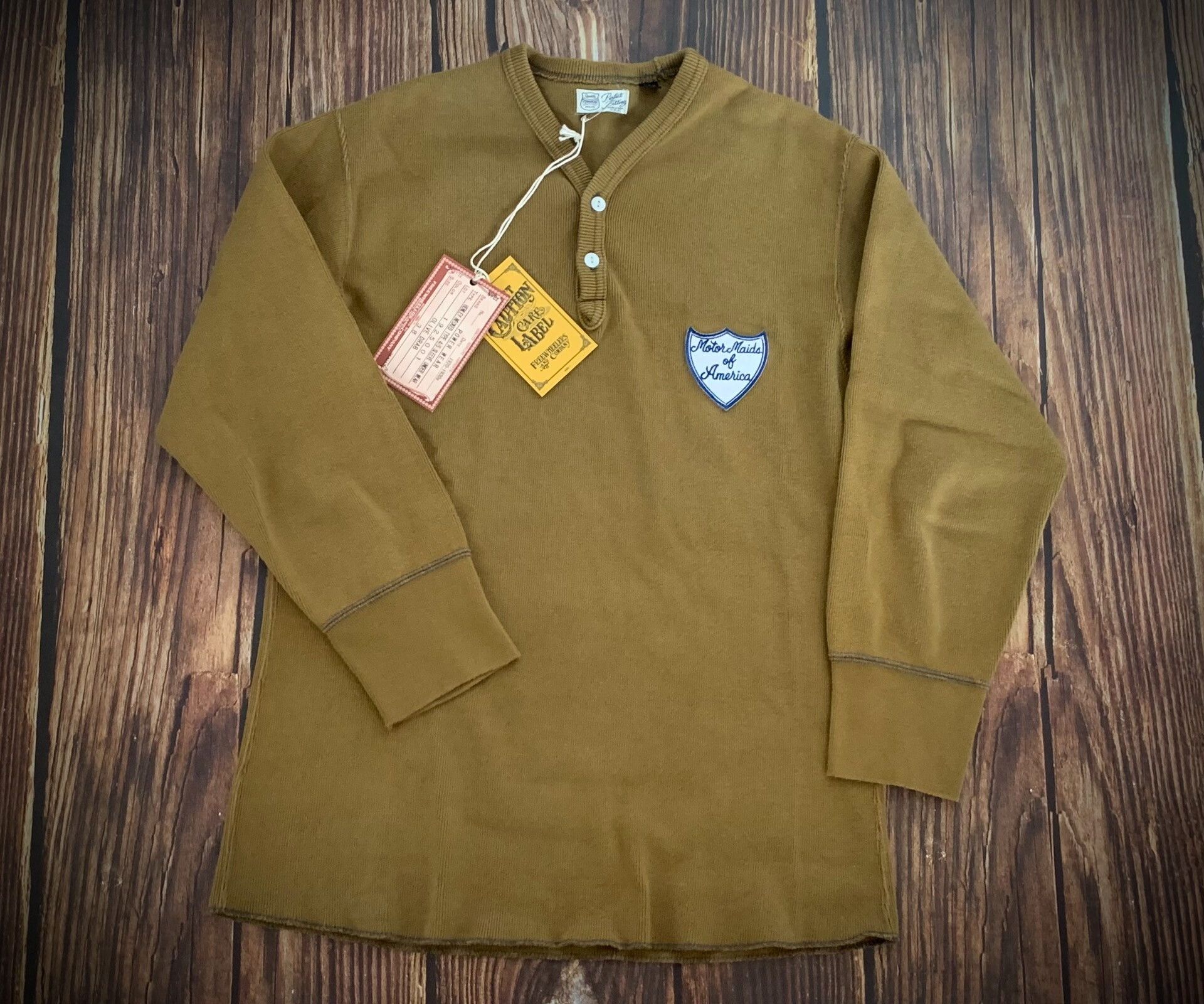 Freewheelers Freewheelers Three-Quarter Sleeve Sweatshirt Size US S / EU 44-46 / 1 - 1 Thumbnail