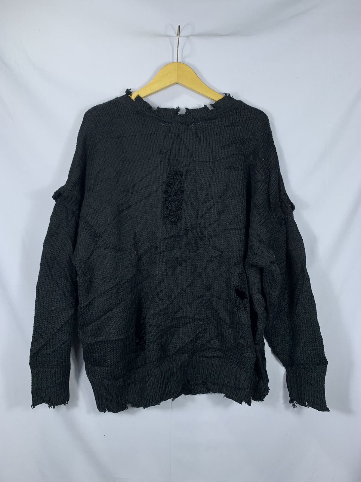 If Six Was Nine KURT COBAIN GRUNGE DISTRESSED MOHAIR STYLE Size US L / EU 52-54 / 3 - 3 Thumbnail