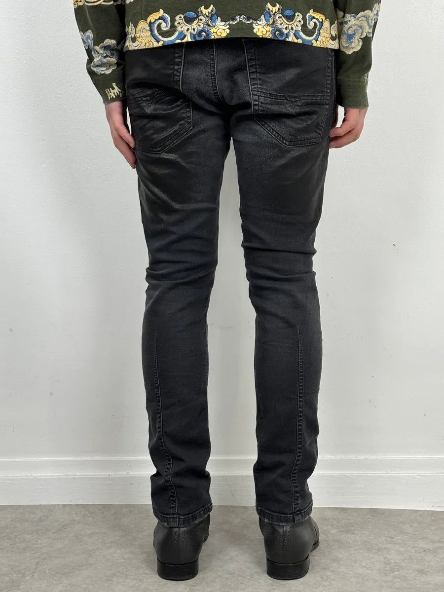 Diesel Diesel Black Gold Grey Distressed Denim Jeans Size US 30 / EU 46 - 4 Thumbnail