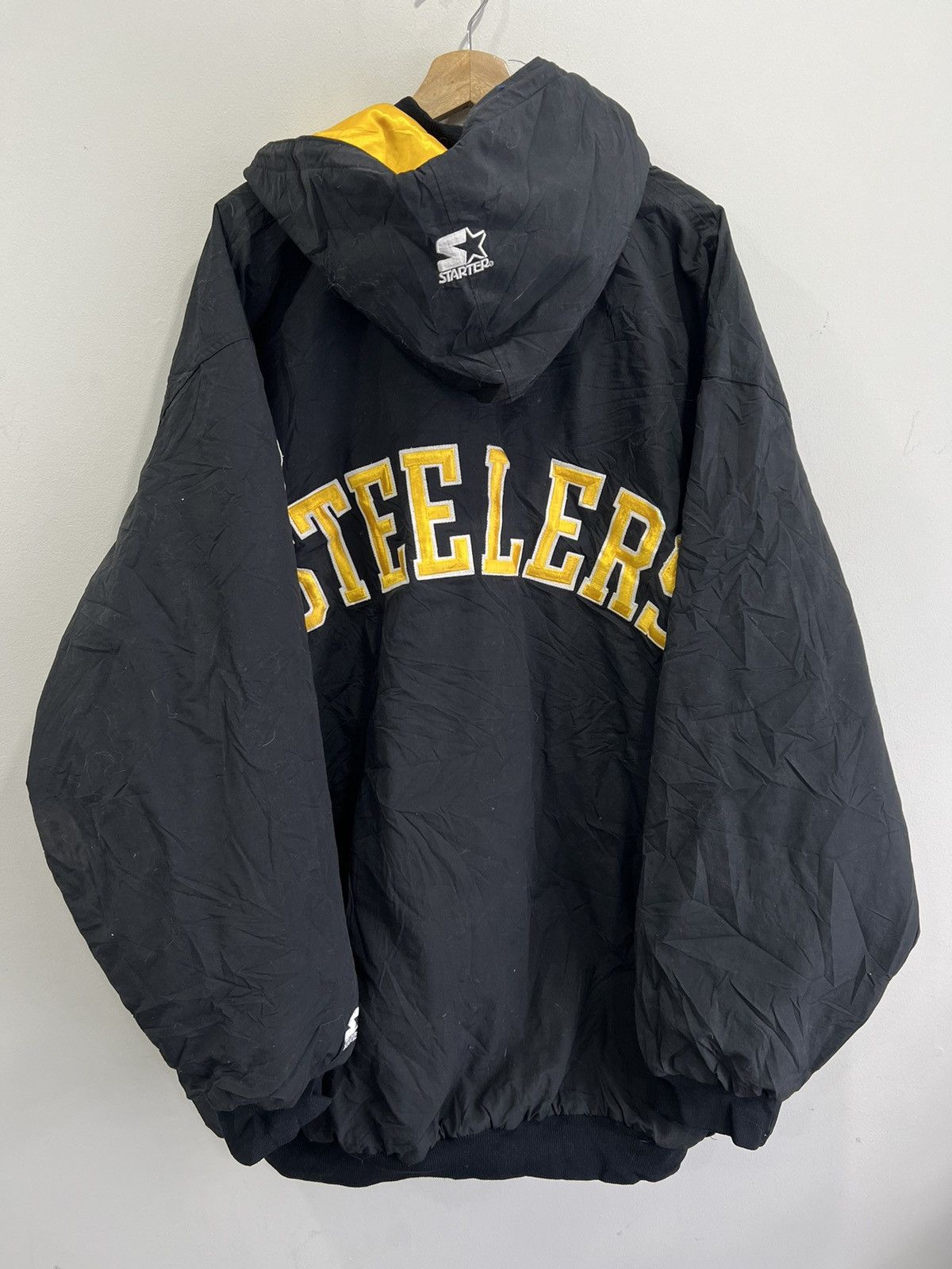 Starter Vintage Starter Pittsburgh Steelers Hooded Jacket nfl xxl Size US XXL / EU 58 / 5 - 2 Thumbnail