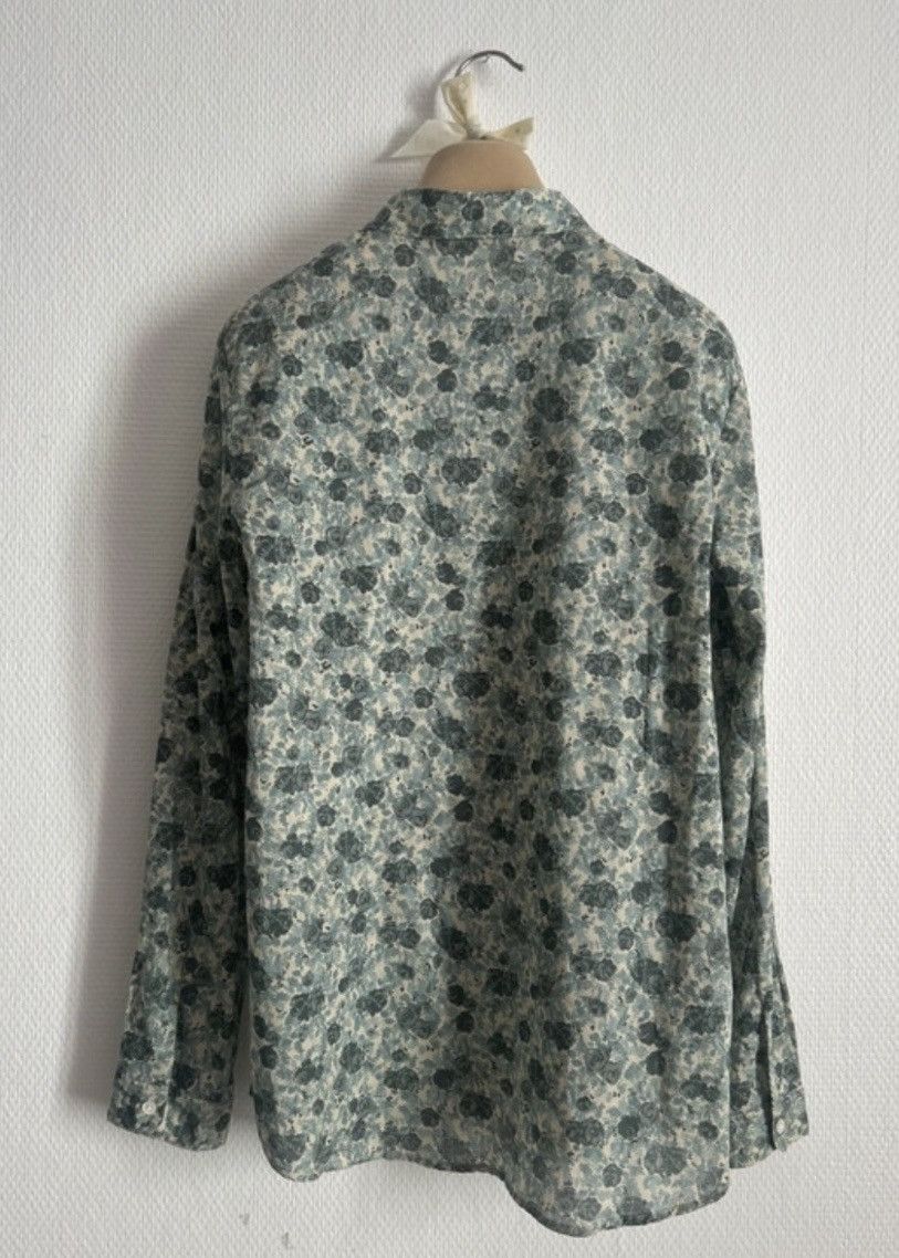 Sezane Sézane « Pierro » Coquette Button Up Shirt - Floral Green Size XS / US 0-2 / IT 36-38 - 2 Thumbnail