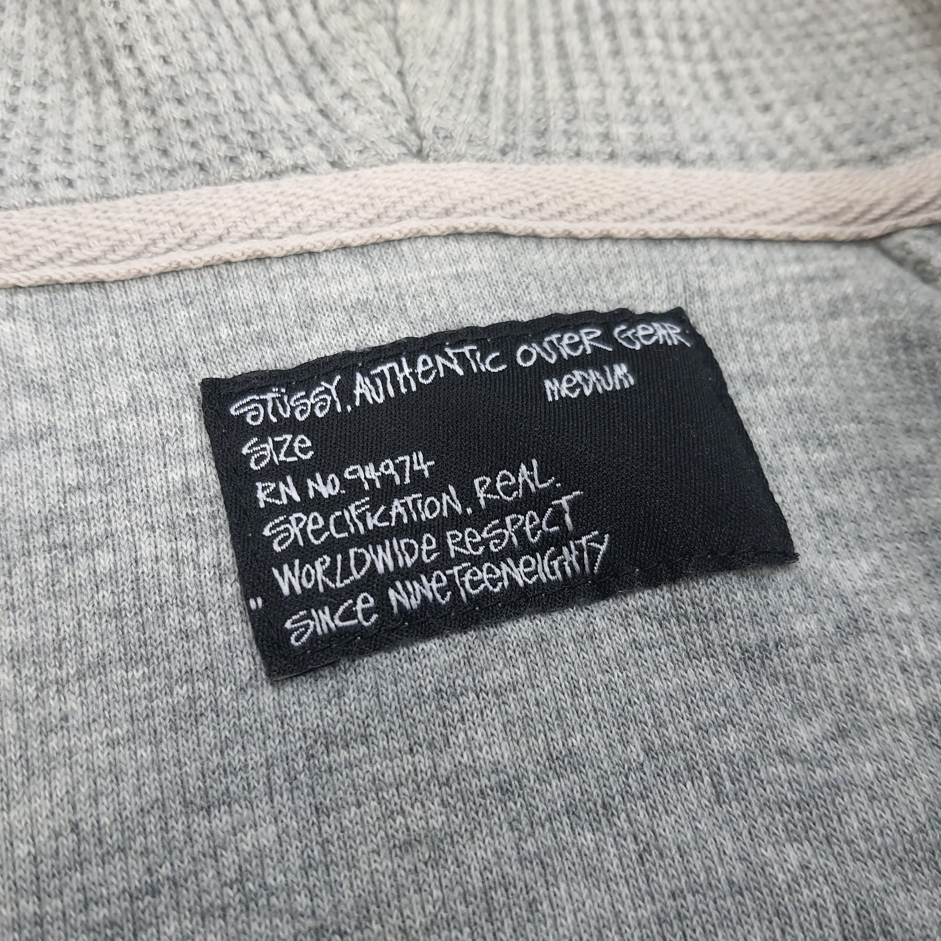 Stussy × Vintage Vintage Stussy Skateboards Custom Logo Zipper Hoodie Size US M / EU 48-50 / 2 - 5 Thumbnail