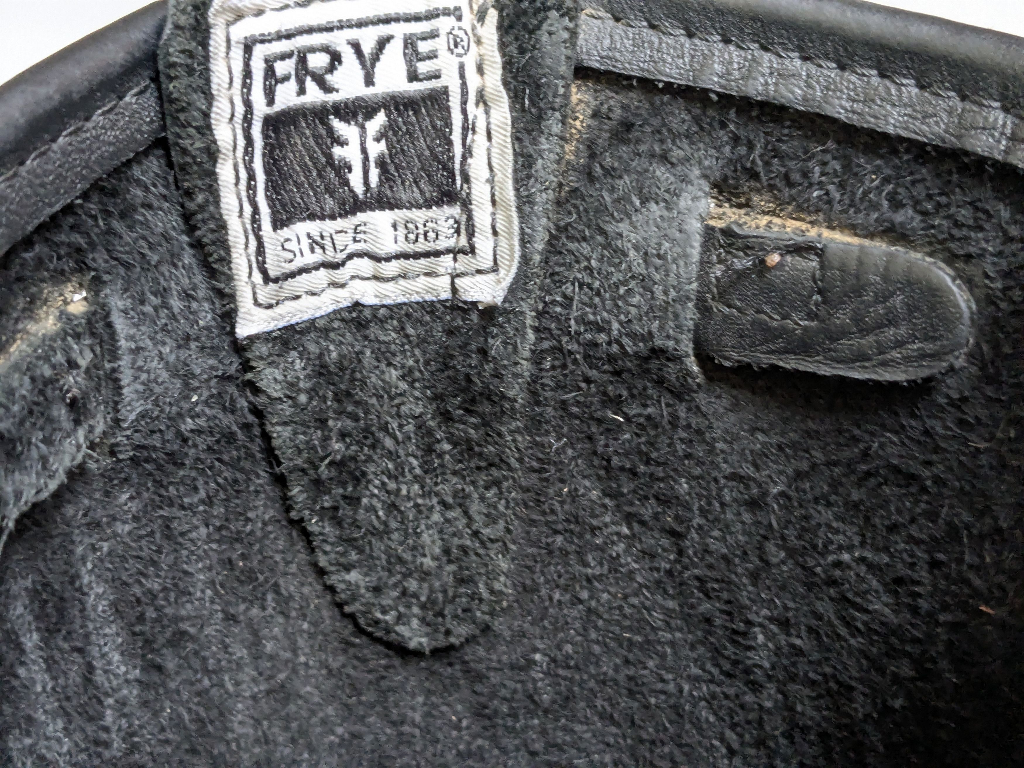 Frye Frye Engineer Boots Black Leather 10 M Leather Buckle Size US 10 / EU 43 - 5 Thumbnail