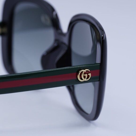 Gucci 🕶️ New Gucci GG0714SA 001 Sunglasses - Black Frame, Grey Size ONE SIZE - 6 Thumbnail