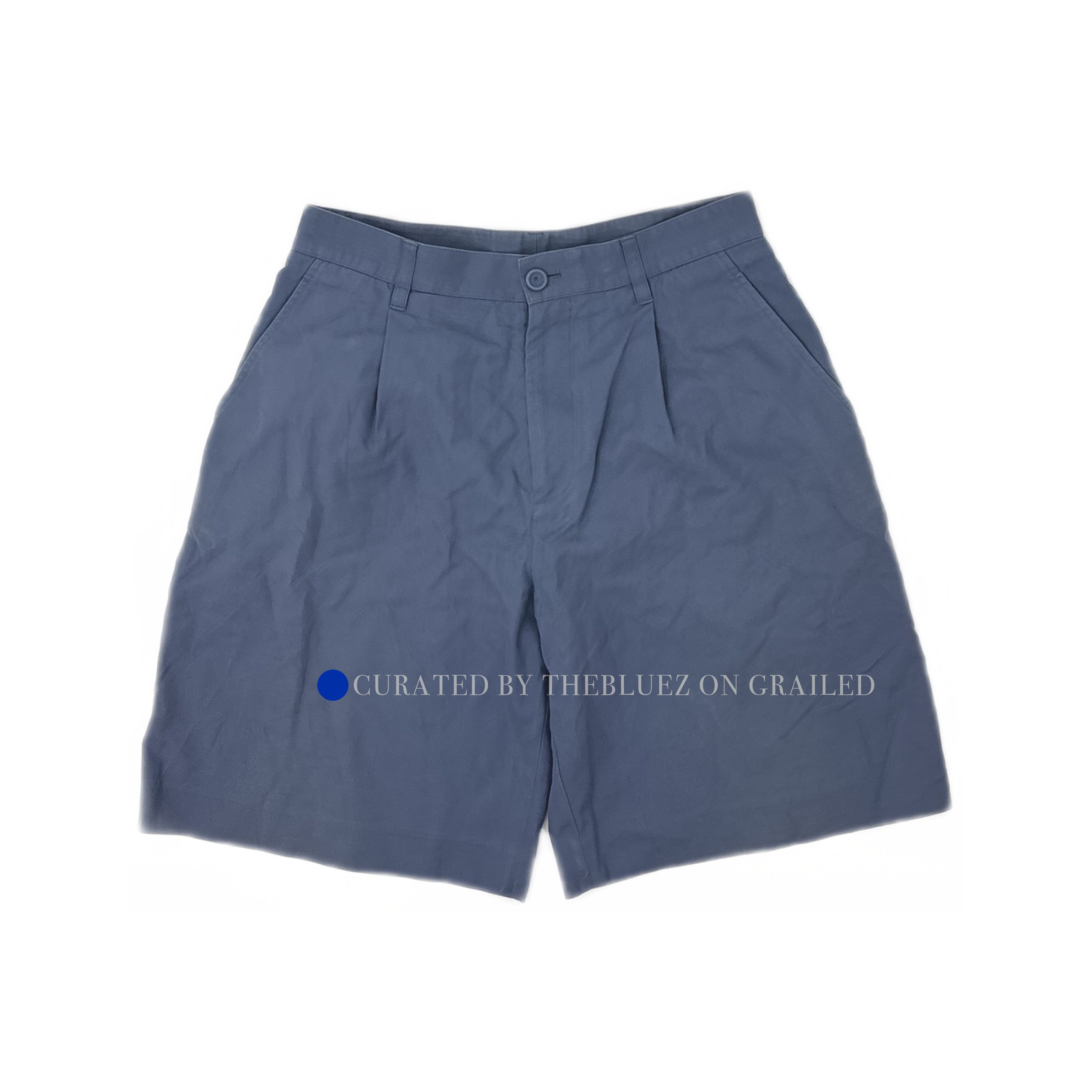 Dior Stylish Blue Cotton Shorts Size US 30 / EU 46 - 1 Thumbnail