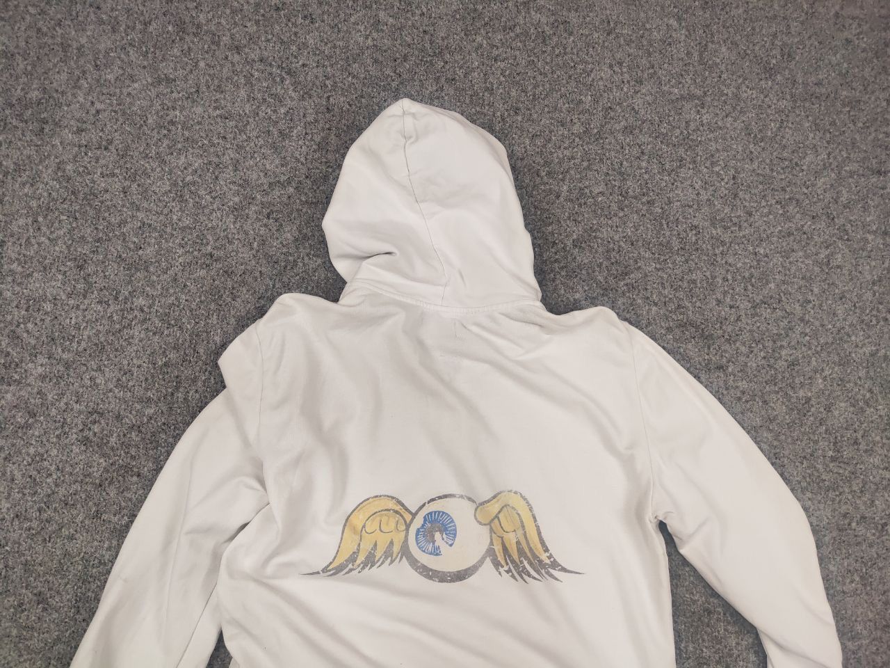 Von Dutch Vintage Von Dutch Big logo white Long sleeve Zip hoodie Size US M / EU 48-50 / 2 - 13 Thumbnail