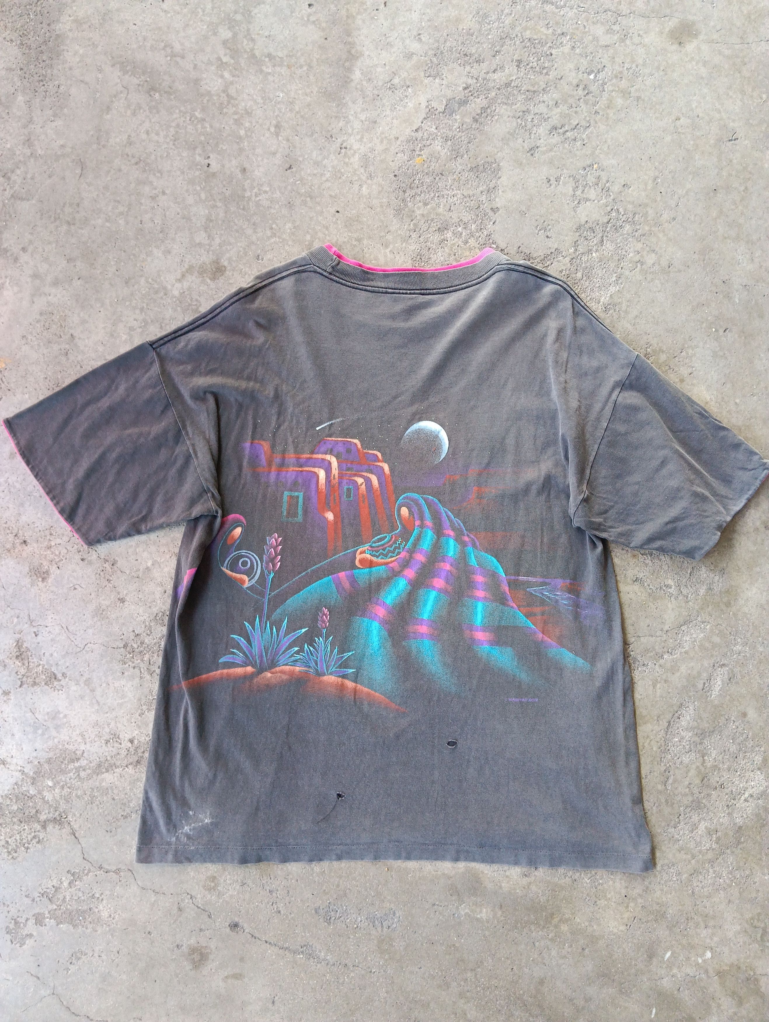 Other Vintage 90s Habitat Adobe Moonlight Narative American Size US XL / EU 56 / 4 - 2 Thumbnail