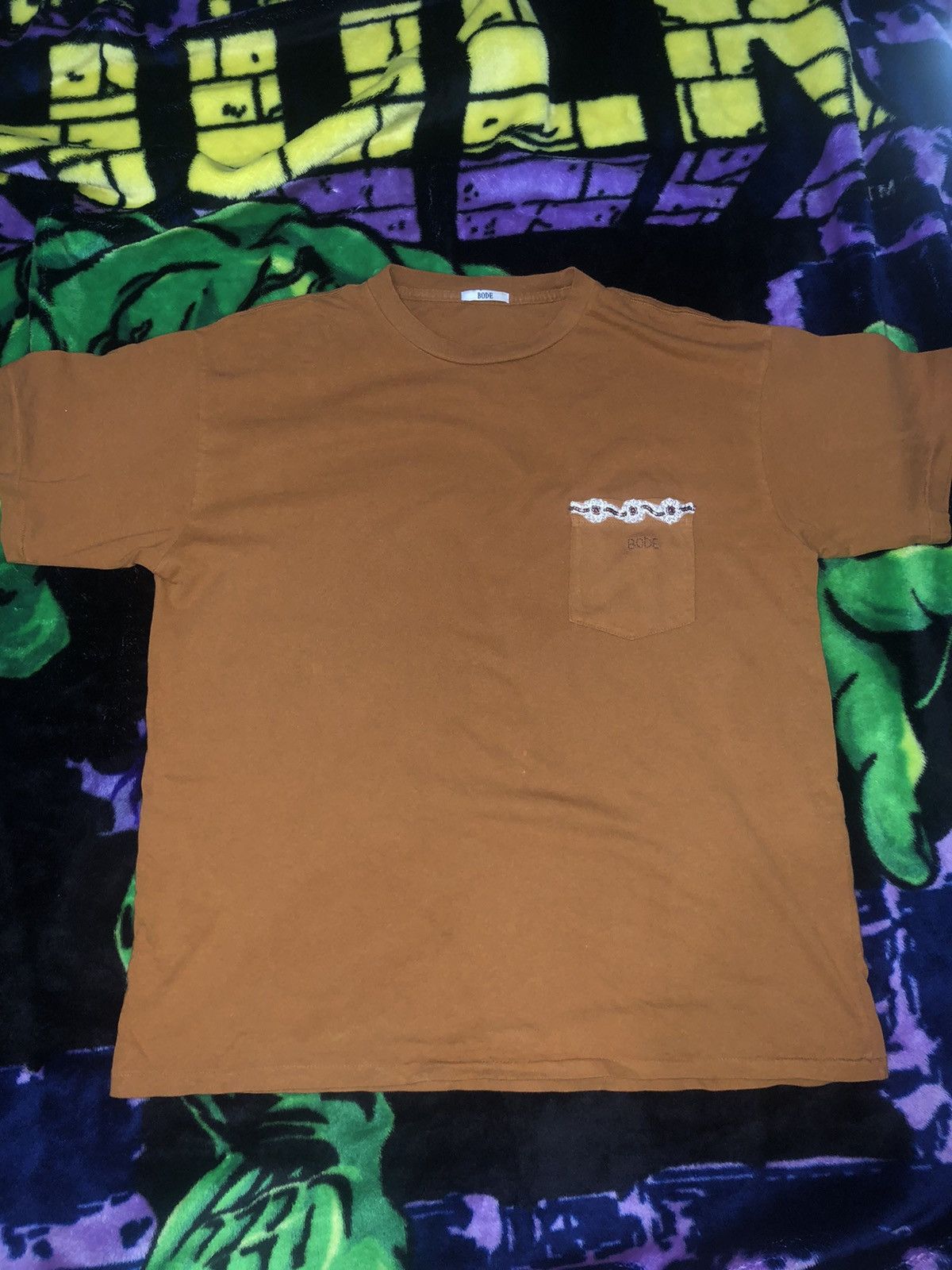 Bode Bode Beaded Fleur T-shirt Size US M / EU 48-50 / 2 - 2 Thumbnail