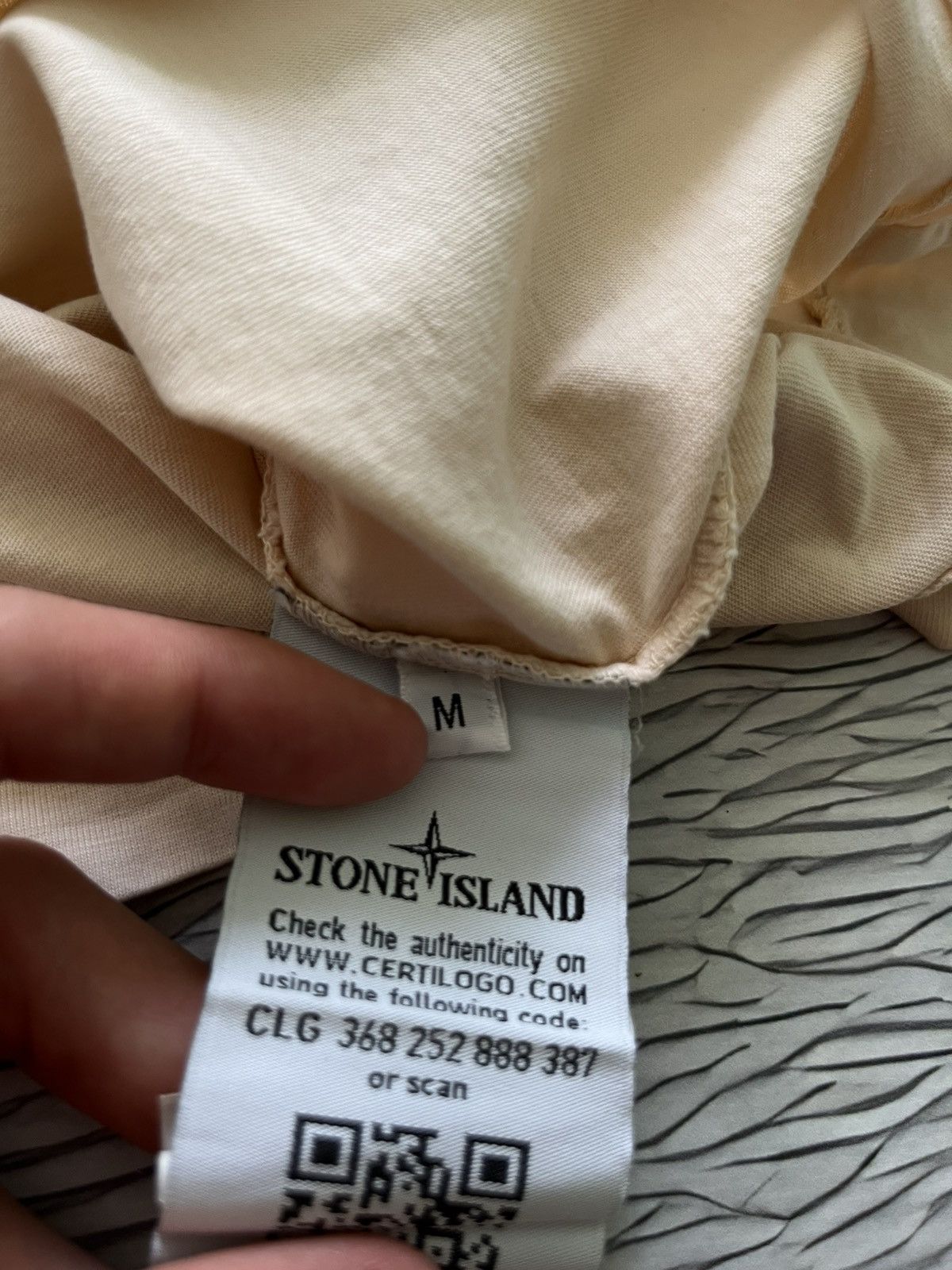 Stone Island Stone Island T-Shirt Streetwear Beige Italian Designer Size US M / EU 48-50 / 2 - 5 Thumbnail