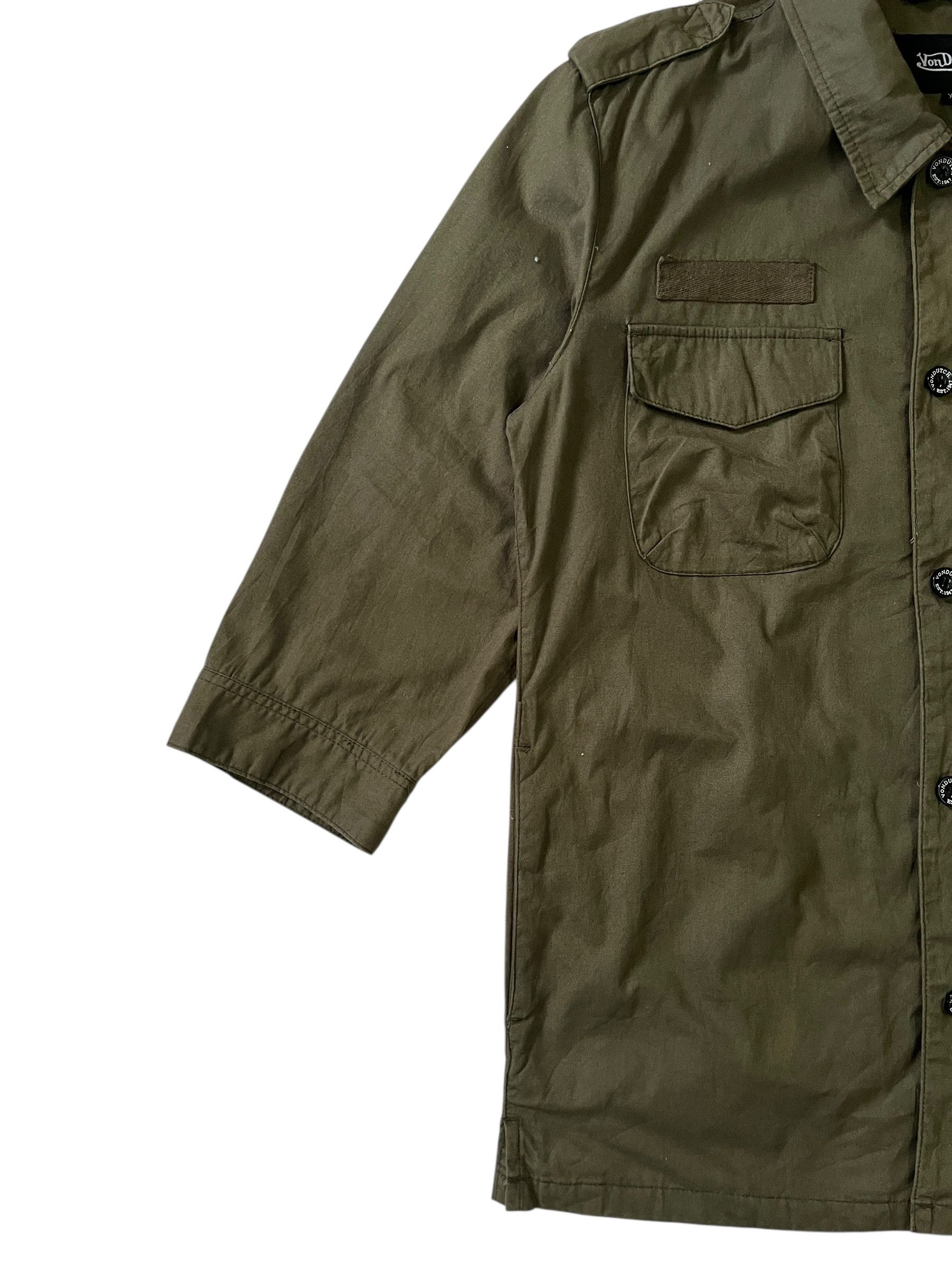 Von Dutch Von Dutch Olive Green 3 Quarter Sleeves Size US L / EU 52-54 / 3 - 4 Thumbnail