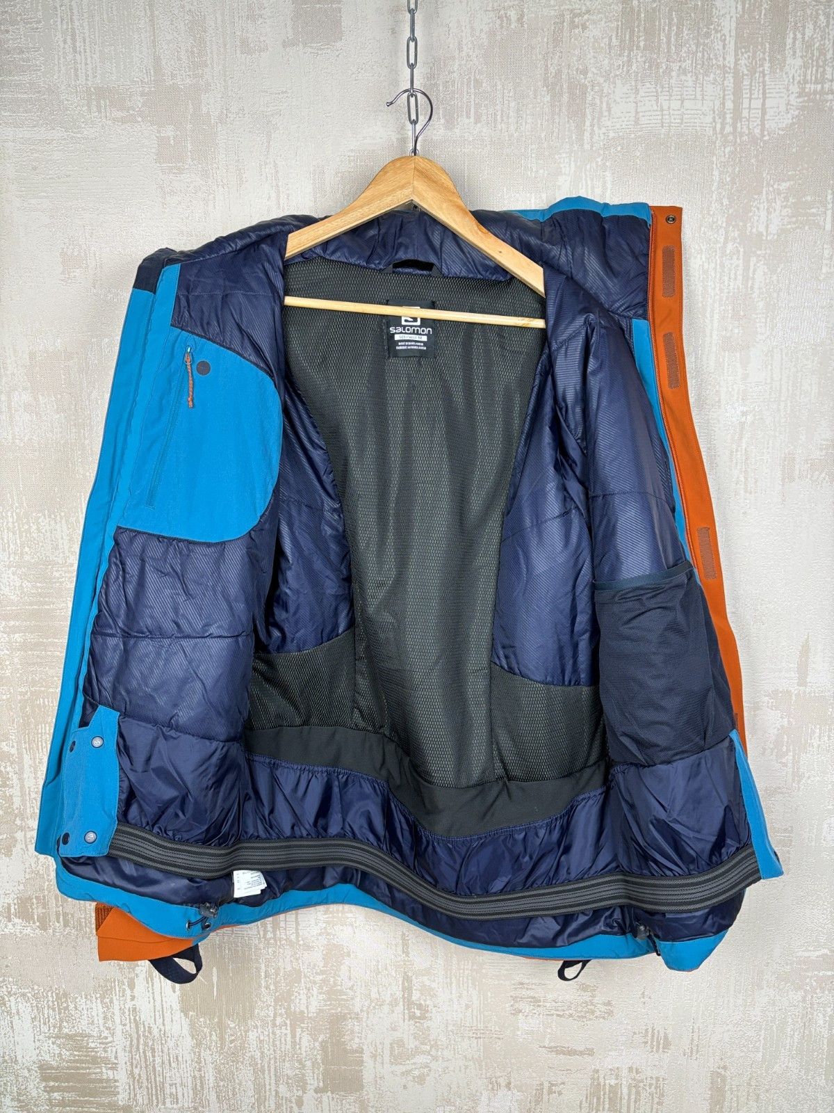 Salomon Salomon Icerocket Ski Jacket Orange/Blue Size US M / EU 48-50 / 2 - 9 Thumbnail