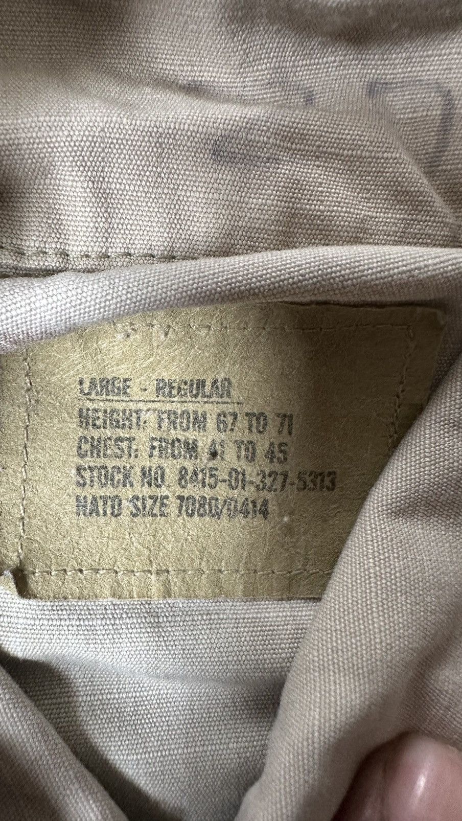 Vintage VINTAGE DESERT CAMO JACKET Size US L / EU 52-54 / 3 - 9 Thumbnail