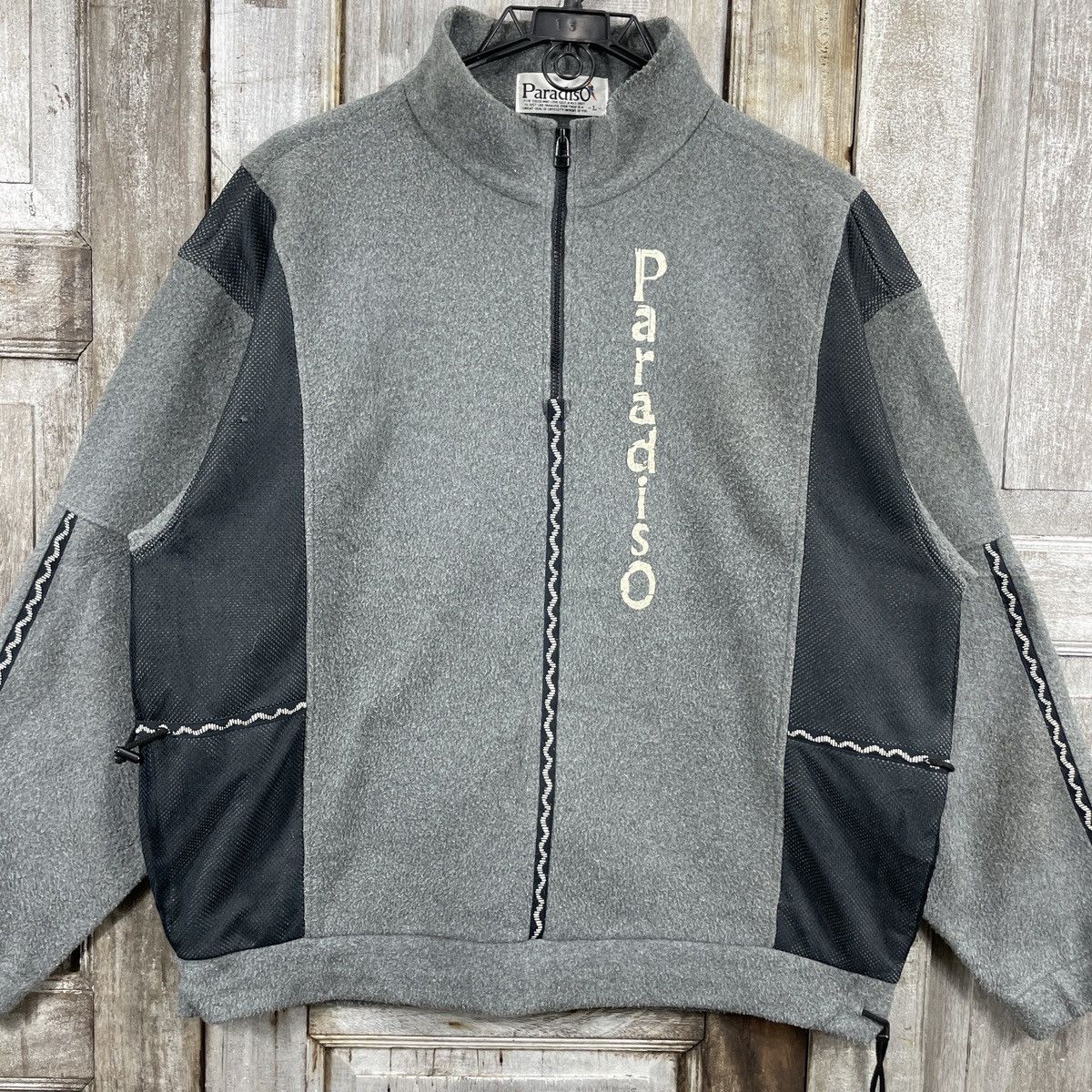 Paradise × Vintage Paradiso Vintage Fleece Half Zipper Jacket Size US L / EU 52-54 / 3 - 3 Thumbnail