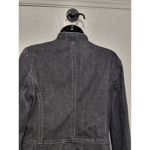 Lauren Ralph Lauren Lauren Ralph Lauren Sybella Jacket Women Sz 10 Black Denim E Size L / US 10 / IT 46 - 6 Thumbnail