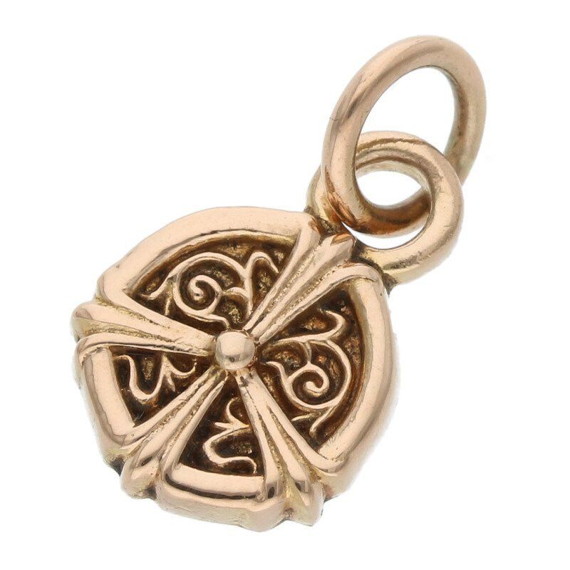 Chrome Hearts Chrome Hearts 22k Gold Hoop Tfp Pnk Plus True