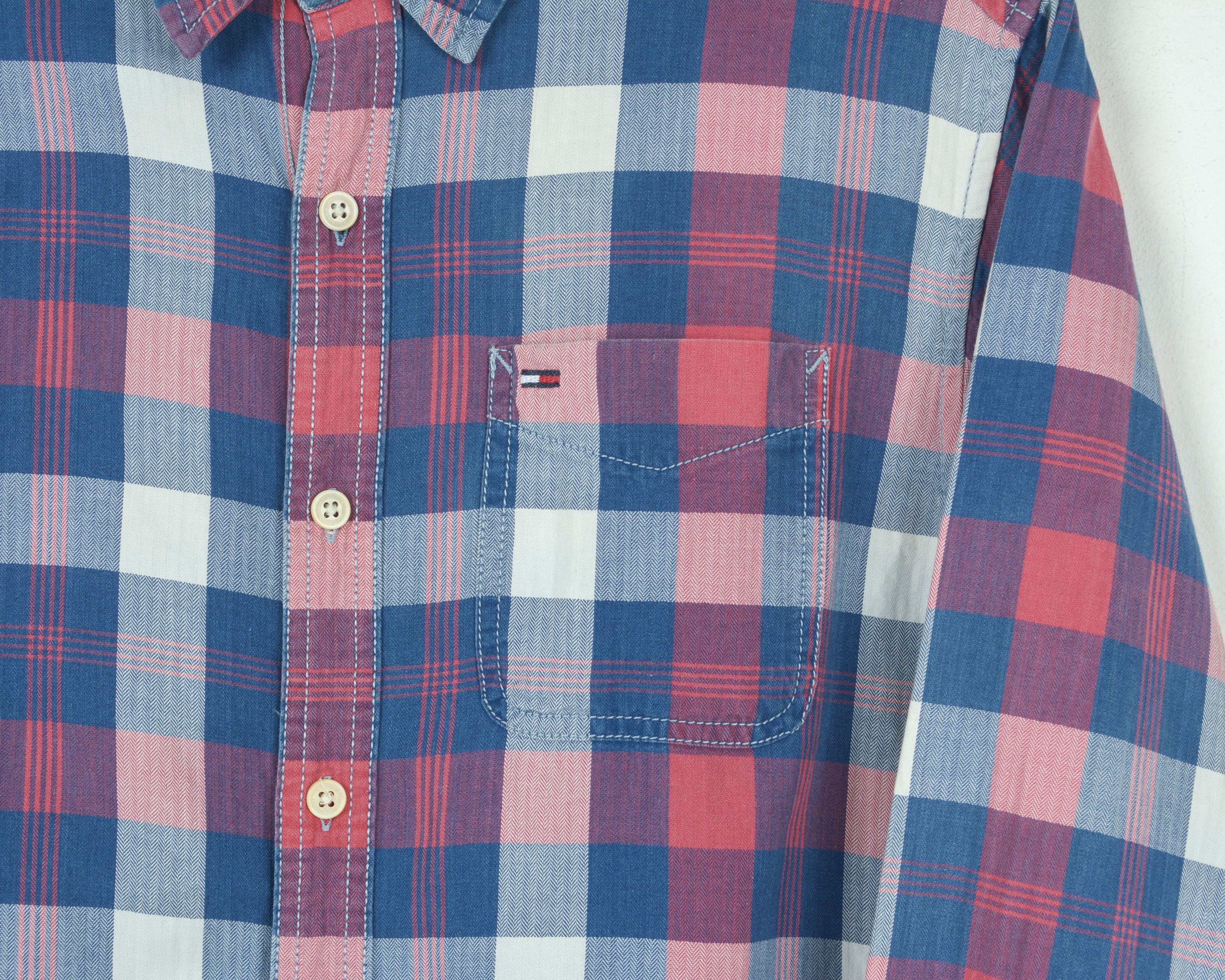 Tommy Hilfiger TOMMY HILFIGER M Casual Shirt Check Plaid Long Sleeve Forma Size US M / EU 48-50 / 2 - 3 Thumbnail