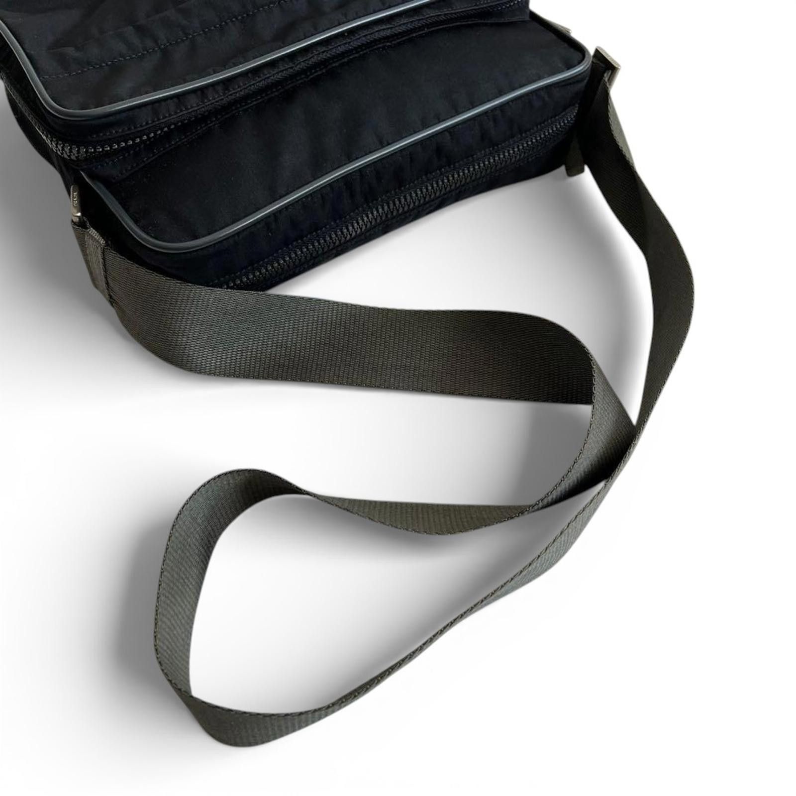 Prada Prada - Men's Black Shoulder Bag with Adjustable Strap Size ONE SIZE - 4 Thumbnail