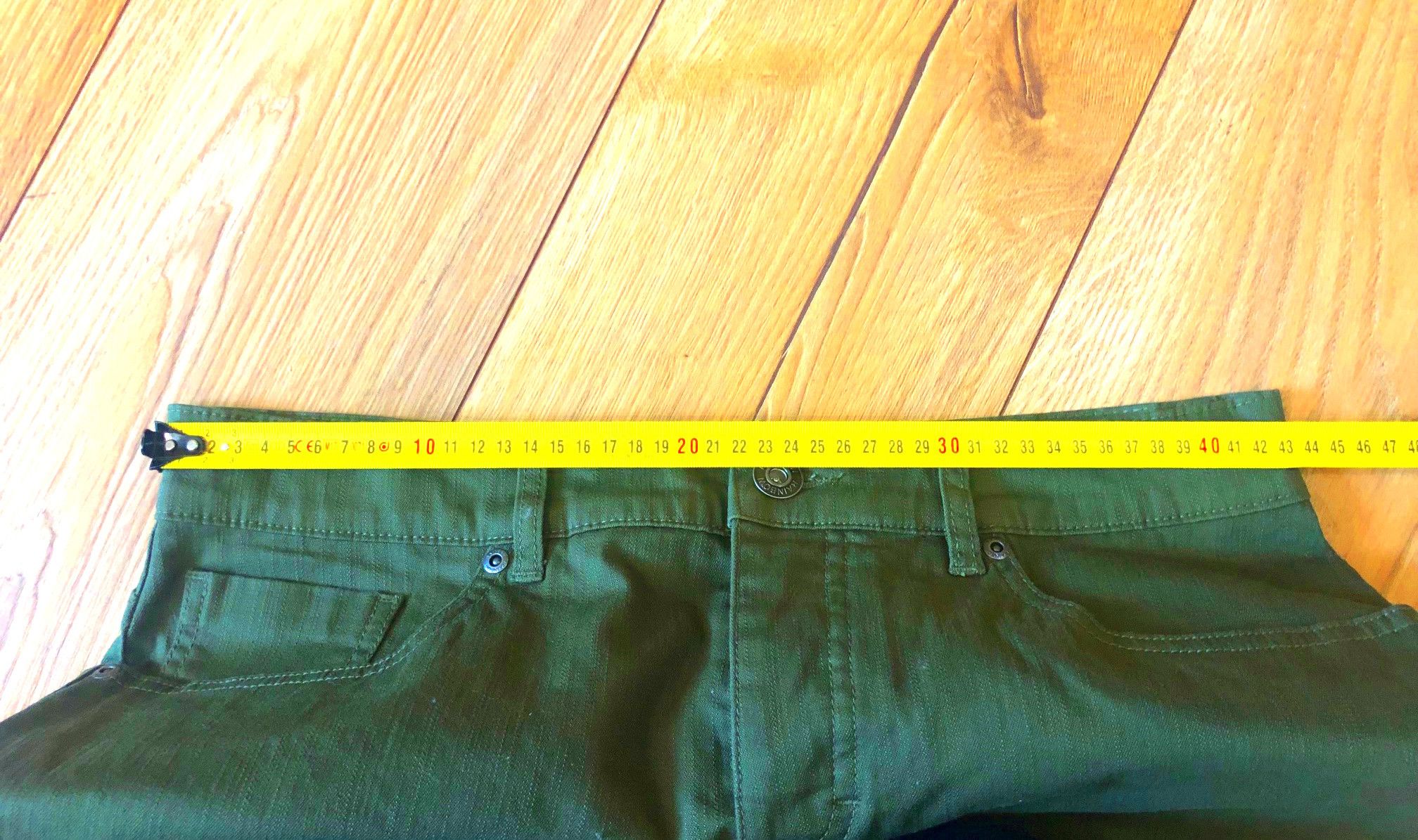 Rainbow Men's shorts denim elastic Rainbow size L/W32 green Size US 32 / EU 48 - 3 Thumbnail