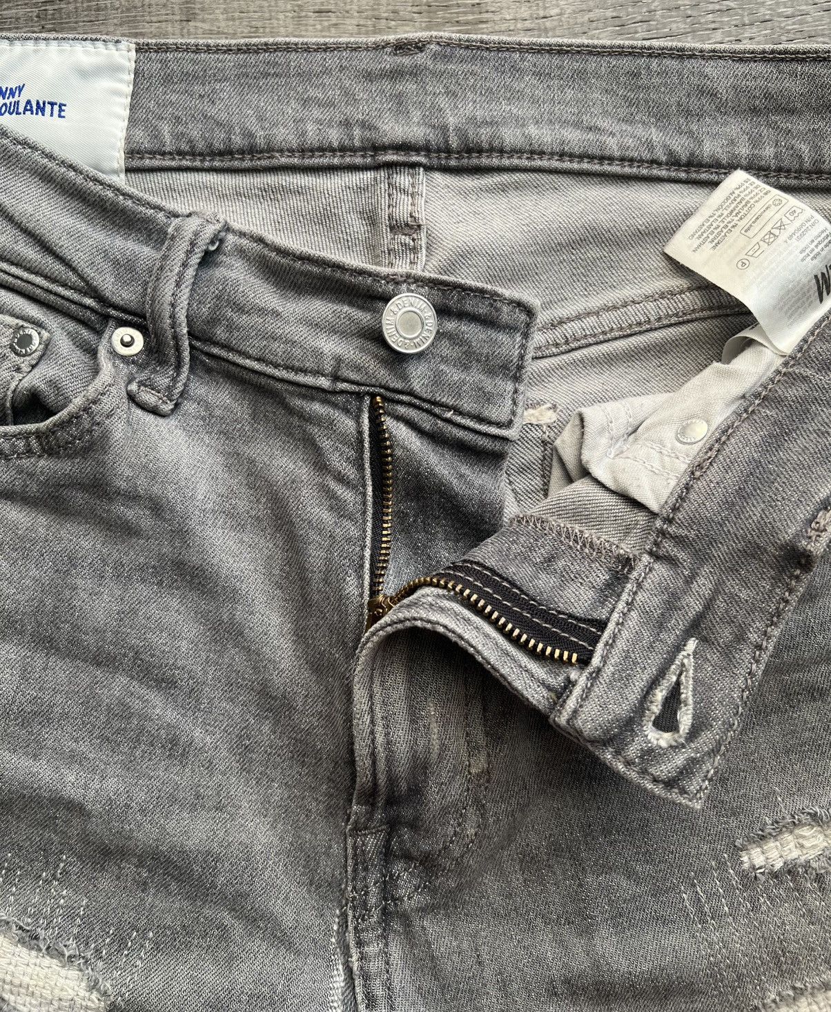 H&M H&M Skinny Distressed Denim Size US 32 / EU 48 - 4 Thumbnail