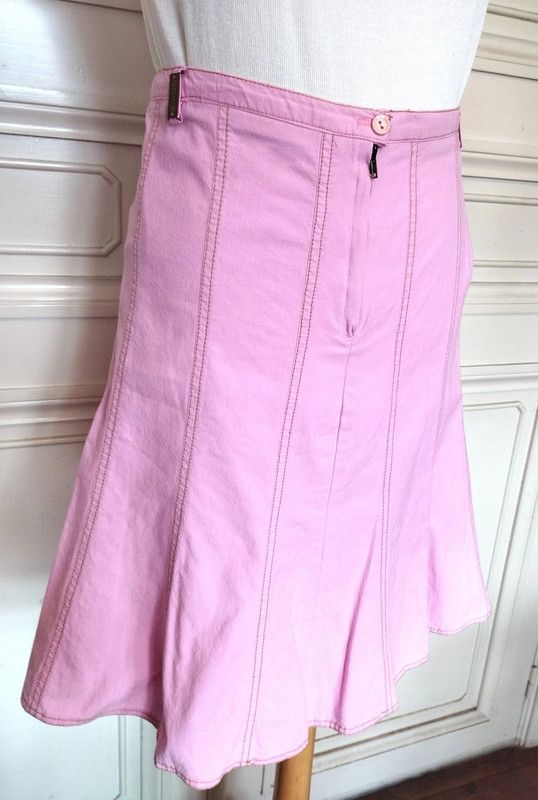 Sonia Rykiel Sonia Rykiel Jupe Godets Cotonnade T XL Size 30" / US 8 / IT 44 - 6 Thumbnail