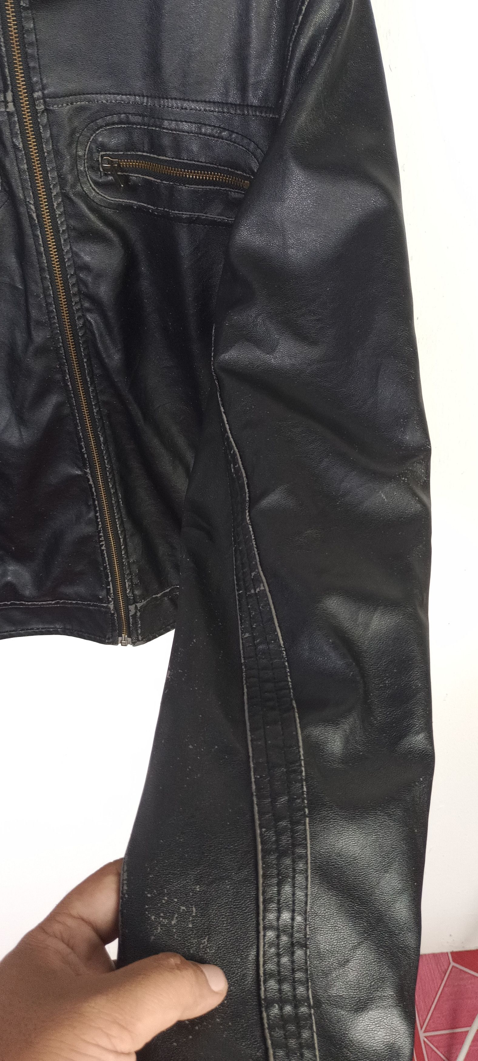 4YOU 4 You Bikers Leather Men Jacket Size US L / EU 52-54 / 3 - 12 Thumbnail