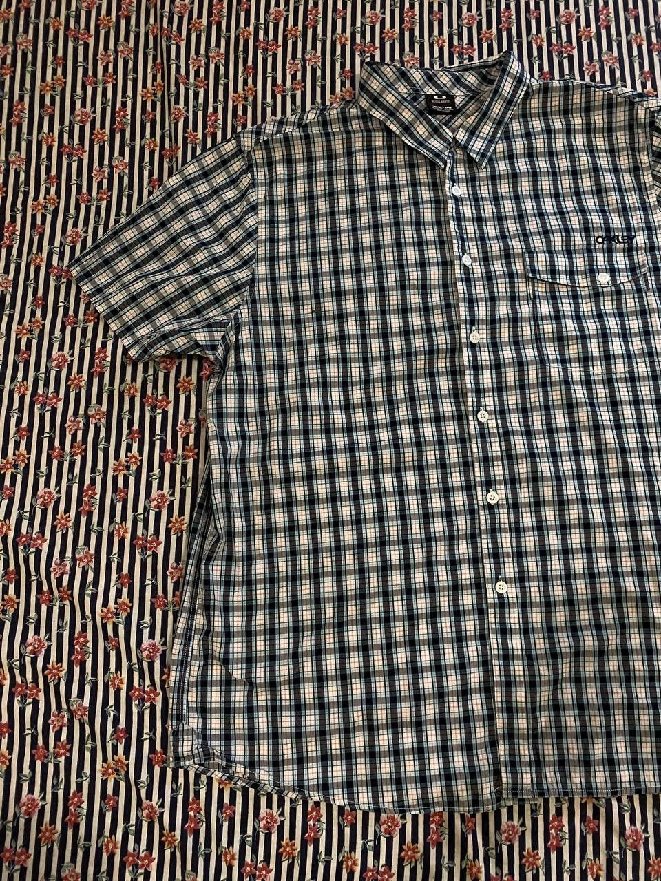 Oakley Oakley Shirt Button Front Multicolor Cotton Plaid Size US XXL / EU 58 / 5 - 10 Thumbnail