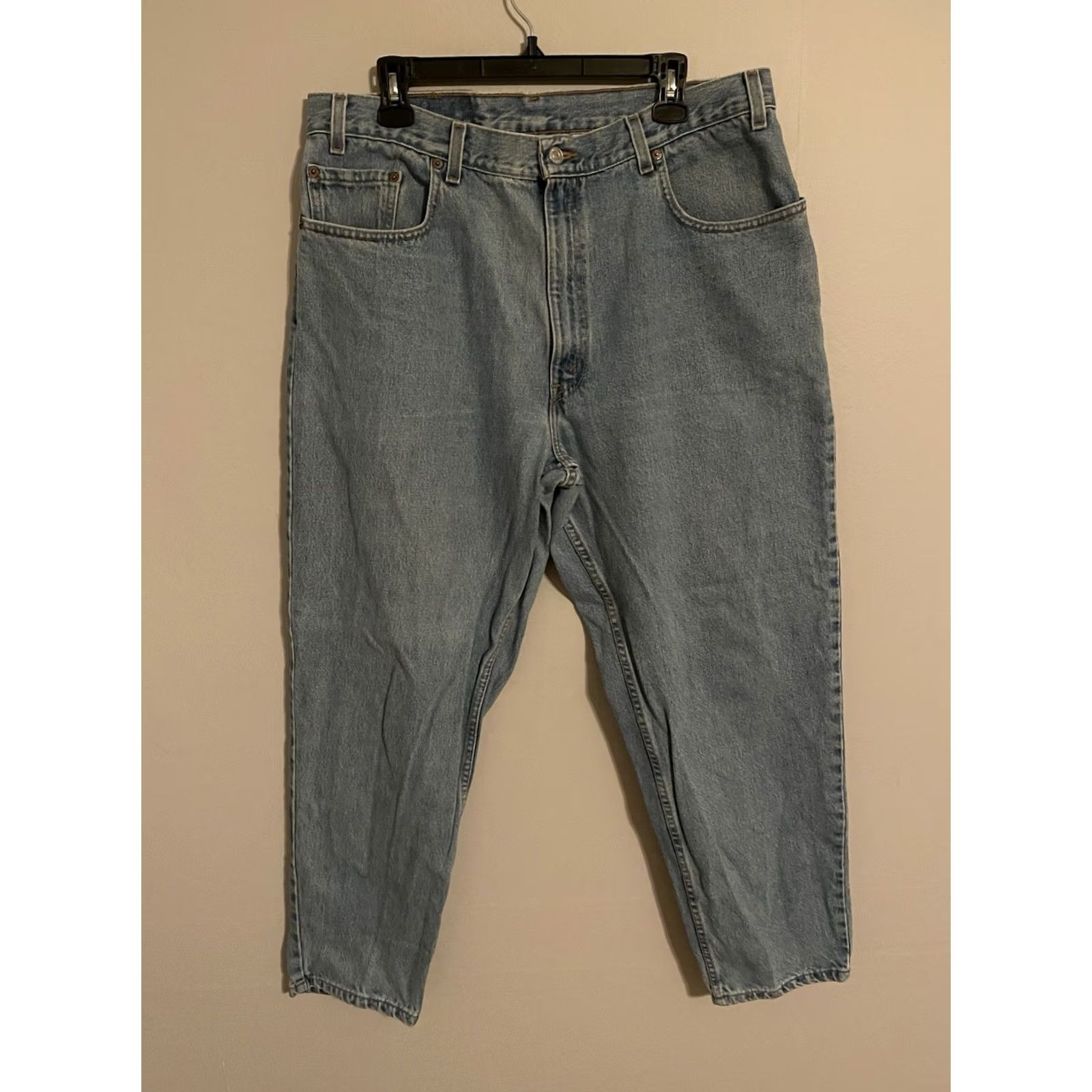 Levi's VINTAGE Levi's 560 Y2K Loose Fit Denim Jeans Made in USA Men's 37x30 Size US 37 - 3 Thumbnail