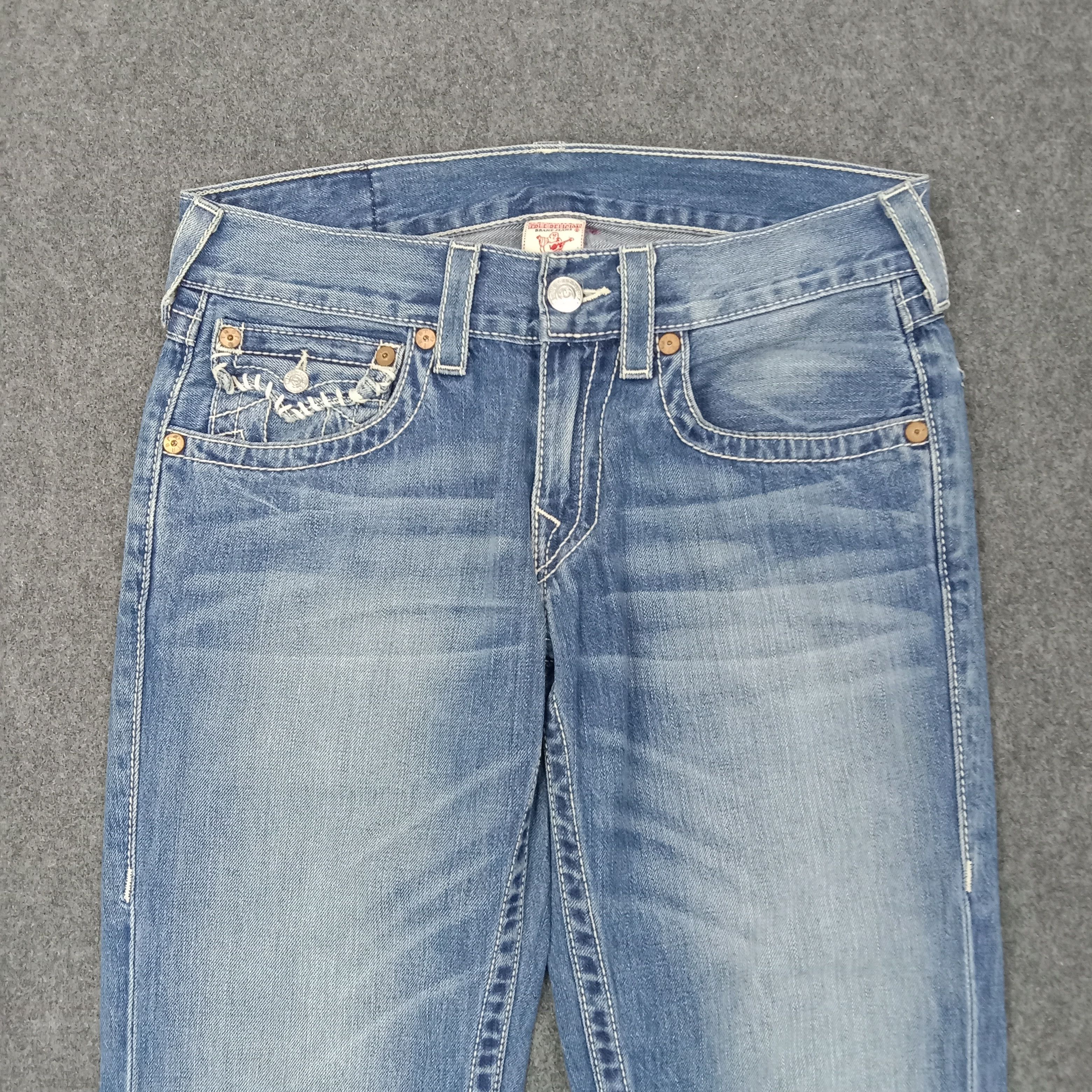 True Religion True Religion American Bootcut Denim Jeans C258N23 Size US 33 - 6 Thumbnail