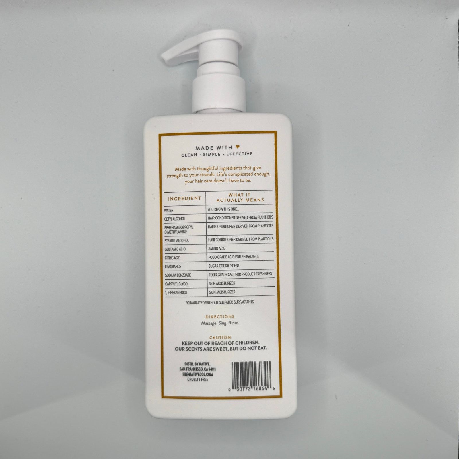 Other New Holiday NATIVE Sugar Cookie Strengthening Conditioner Size ONE SIZE - 2 Thumbnail