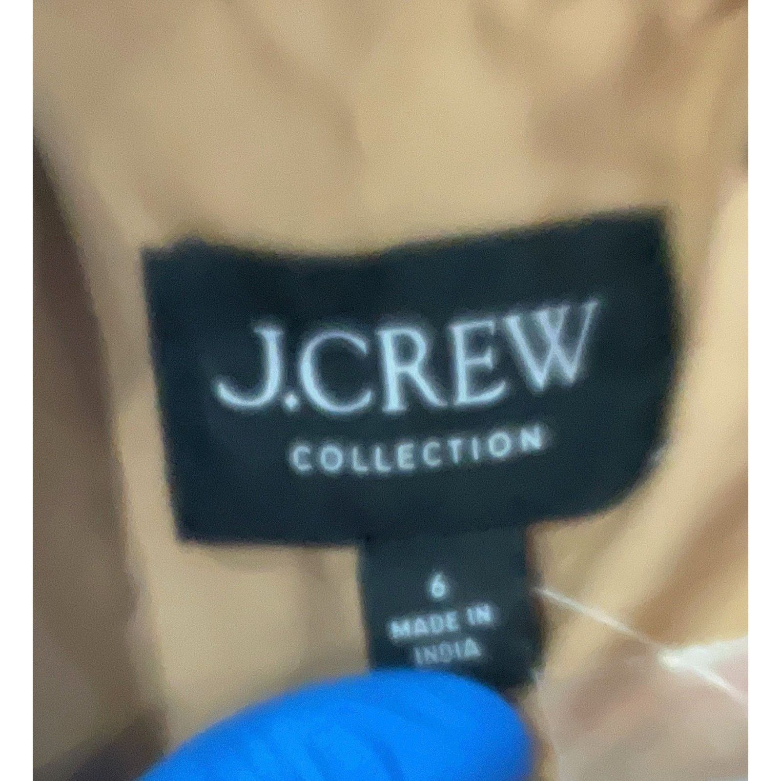 J.Crew J Crew Collection Cropped Button Down Black Beaded Cotton 6 Size M / US 6-8 / IT 42-44 - 5 Thumbnail