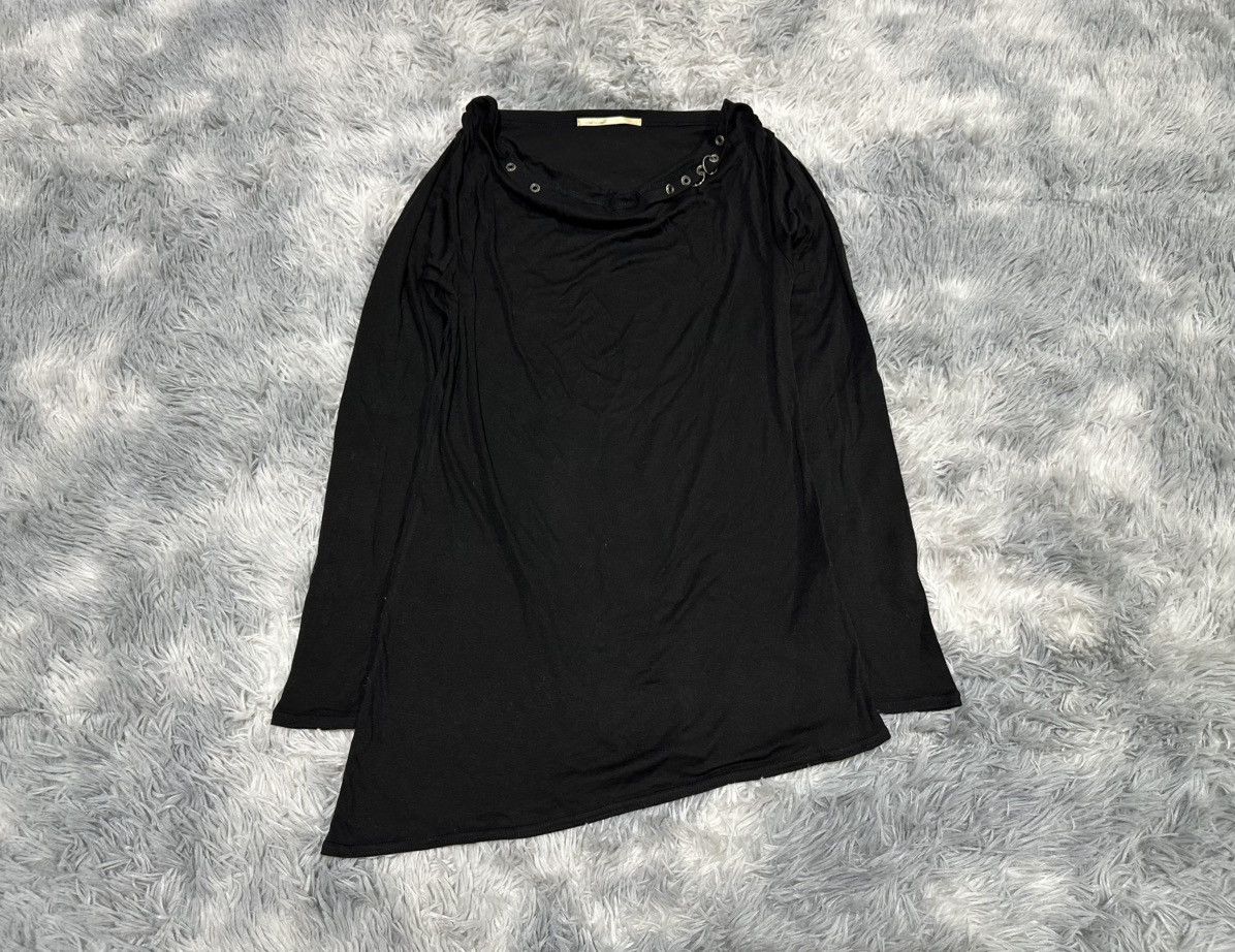 If Six Was Nine 🔥Y2K Archived Helter Skelter Piercing Asymmetric Ls Shirt Size US S / EU 44-46 / 1 - 3 Thumbnail