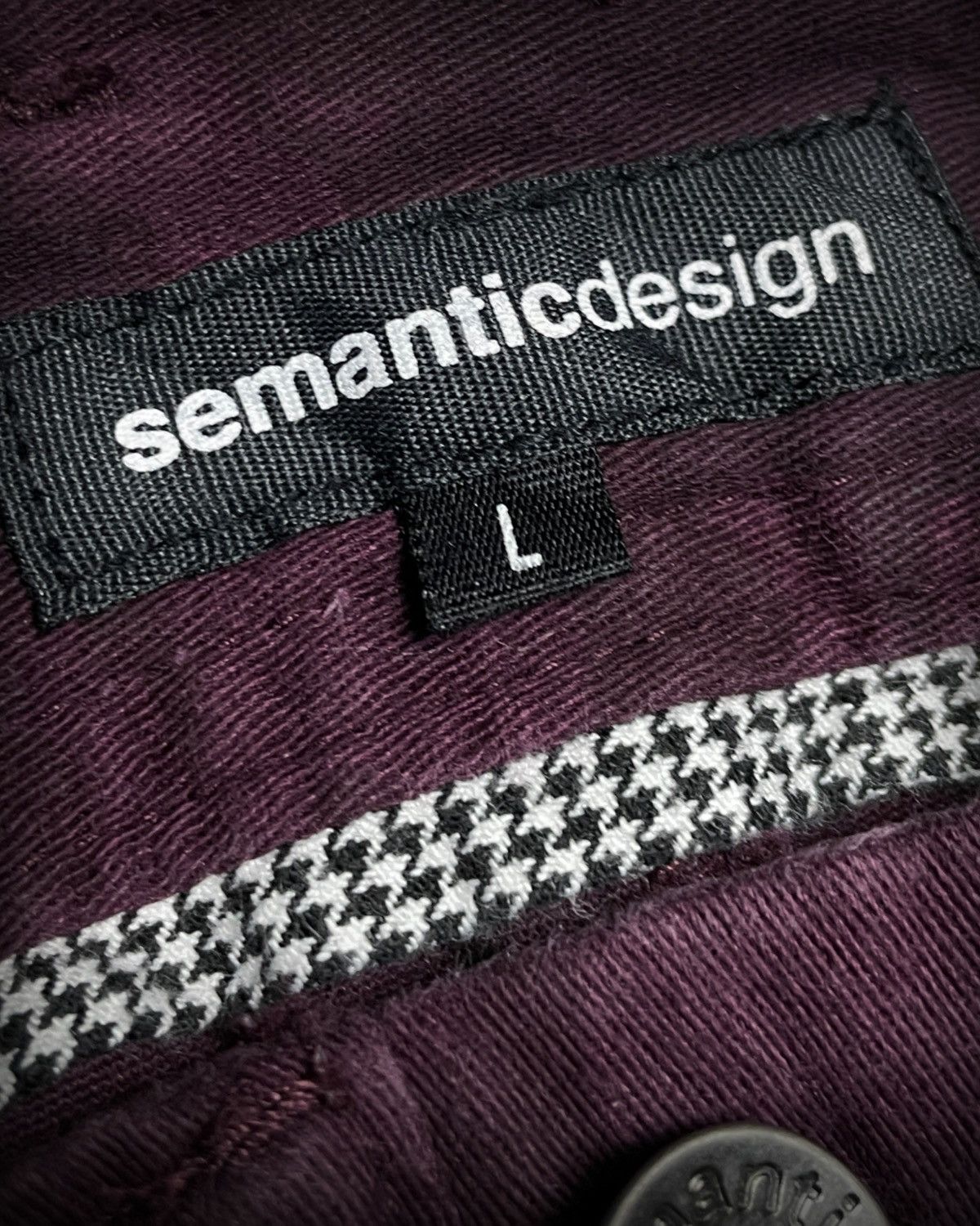 semanticdesign Semantic Design Burgundy Cargo Utility Pants – Size L (W33) Size US 33 - 4 Thumbnail