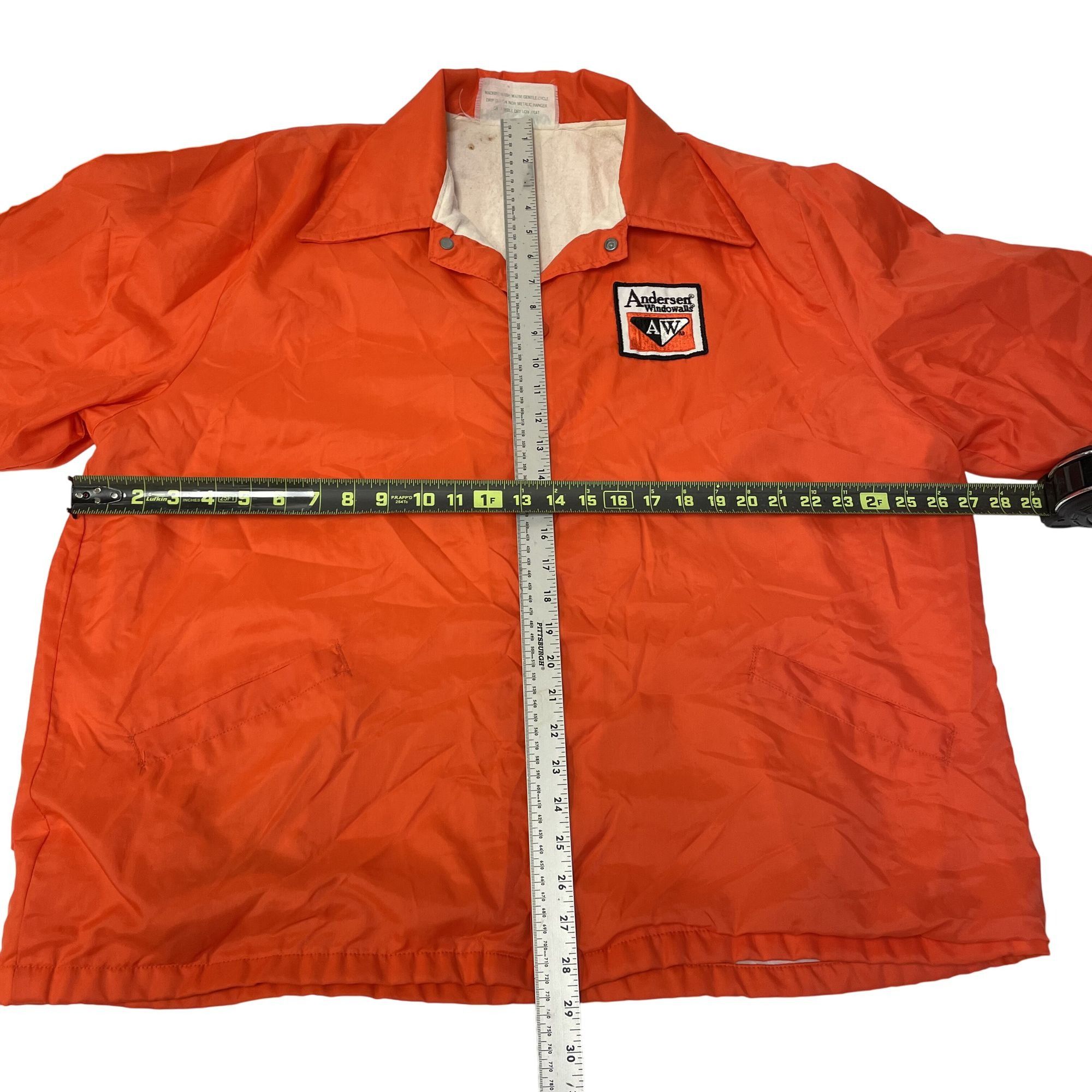 Other Vtg Holloway Snap Windbreaker ANDERSON WINDOWALLS Jacket Size US XL / EU 56 / 4 - 9 Thumbnail
