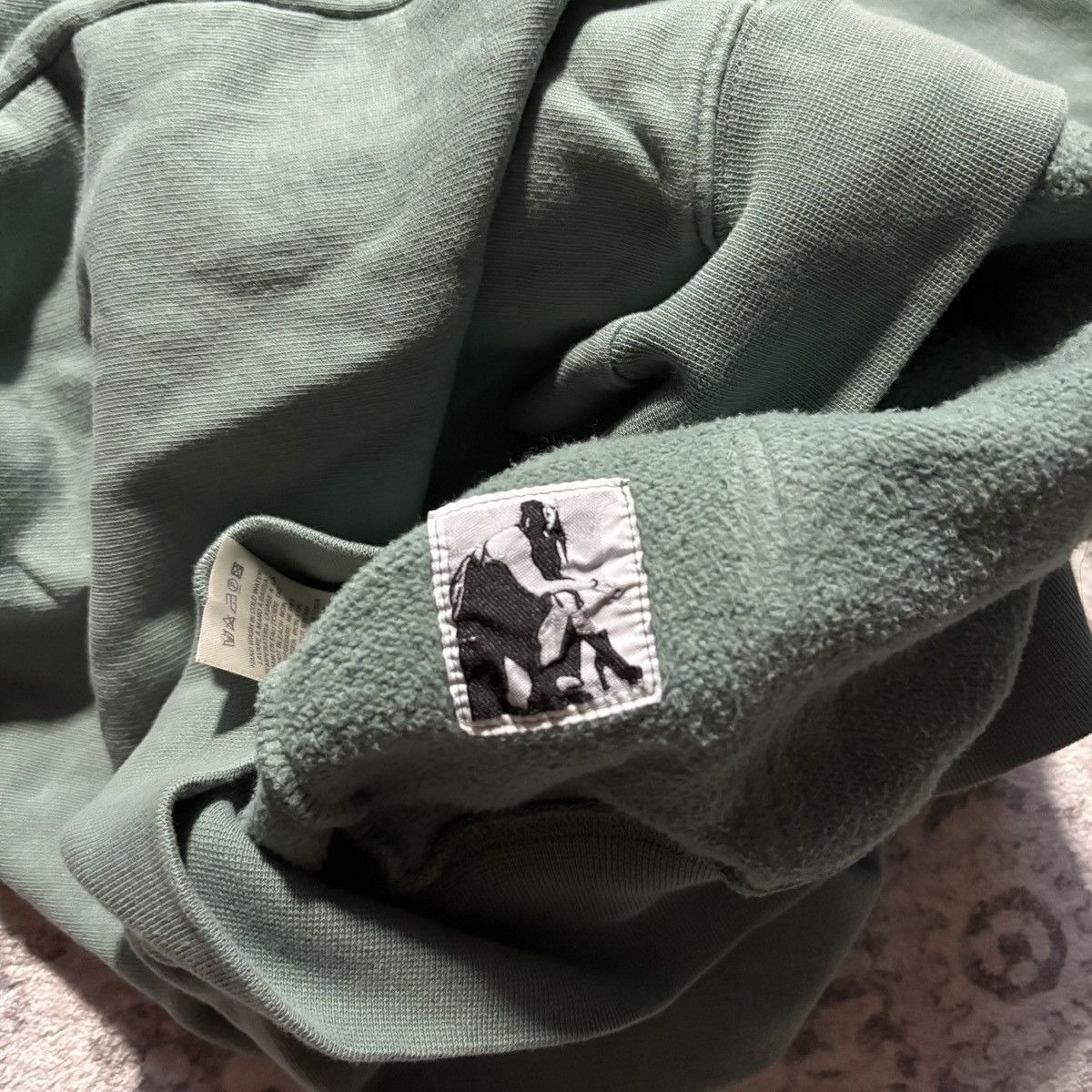 Rick Owens Drkshdw Rick Owens DRKSHDW Aqua Zip-Up Jason Hoodie | Size XL Size US XL / EU 56 / 4 - 9 Thumbnail