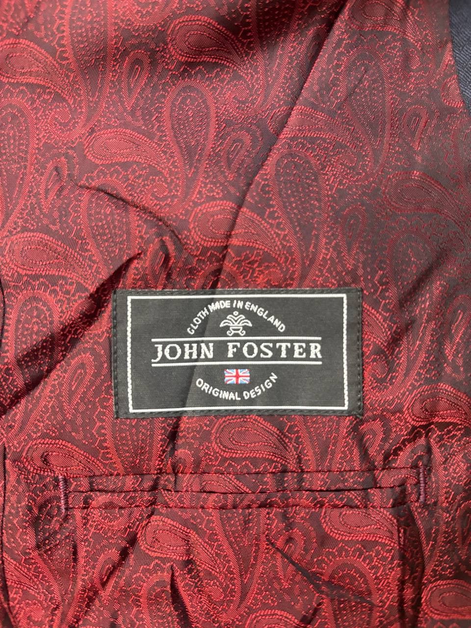 Other John Foster Blazer with Red Paisley Lining Size 36R - 3 Thumbnail