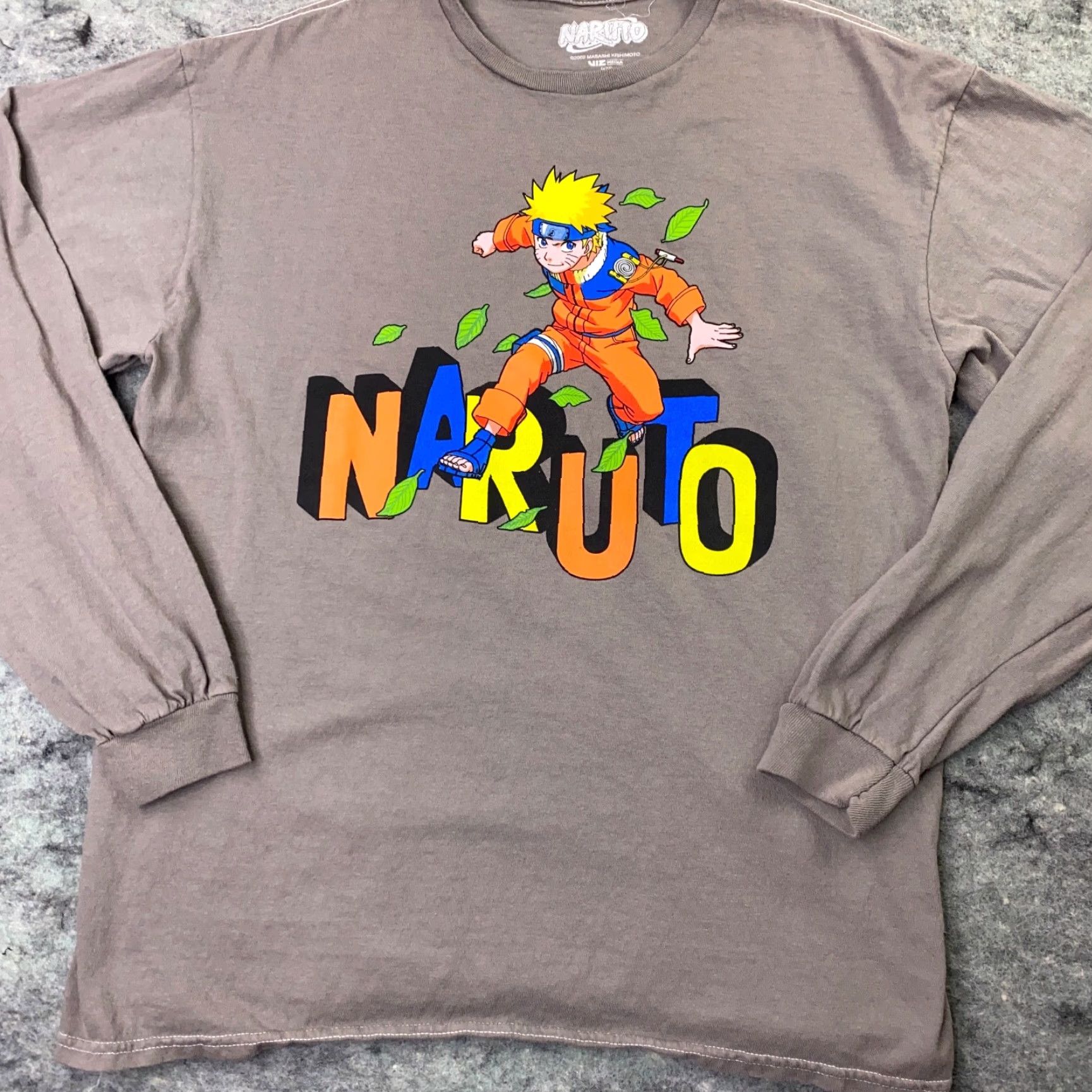 Vintage VINTAGE Naruto Shirt Mens Medium Brown Naruto Long Sleeve Crew Neck 2002 Anime Graphic Print Shirts Boys Girls Mens Size US M / EU 48-50 / 2 - 2 Thumbnail