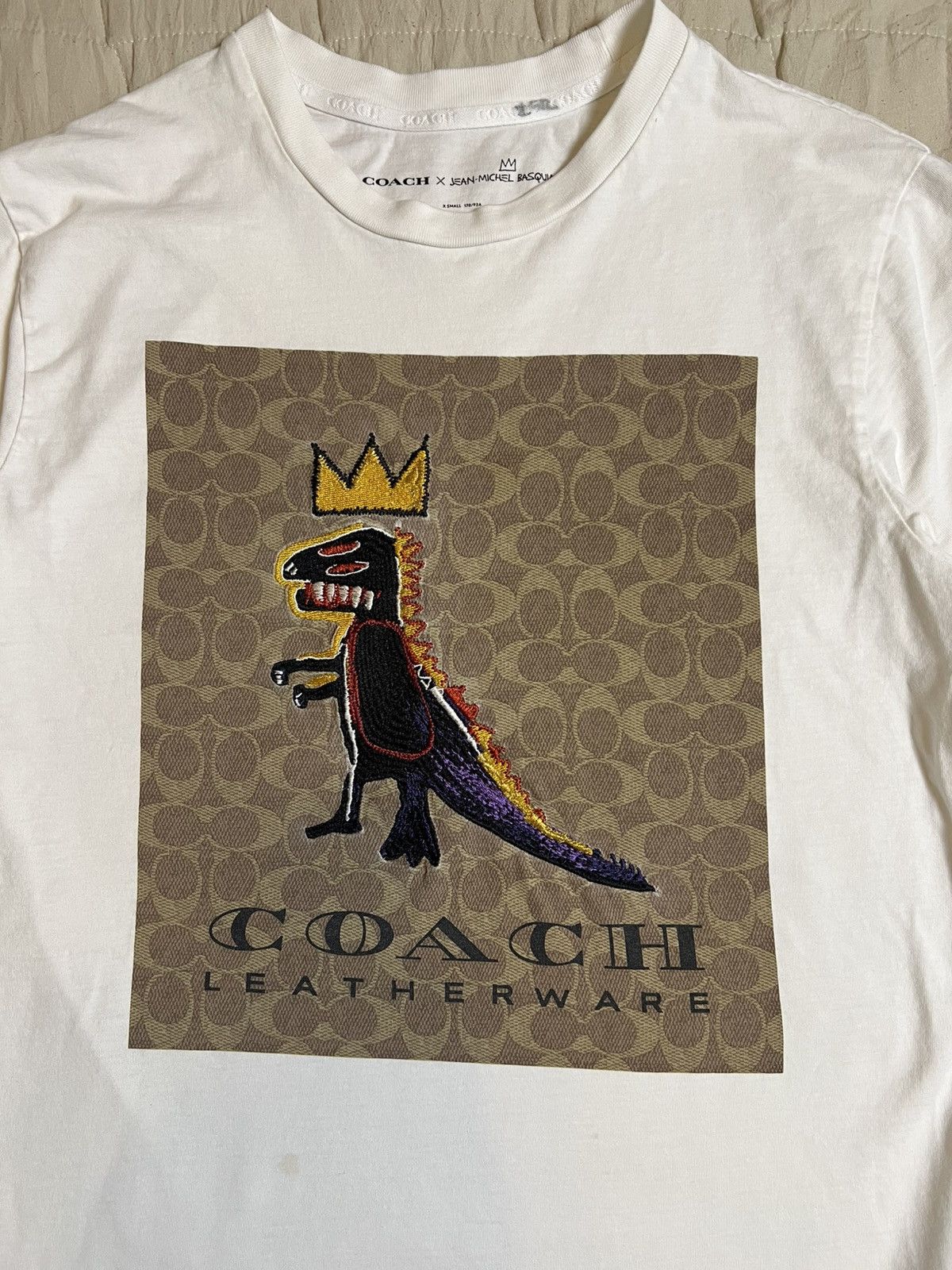 Coach × Jean-Michel Basquiat Coach X Jean Michel Basquiat Signature T Shirt Size XS Size XS / US 0-2 / IT 36-38 - 2 Thumbnail