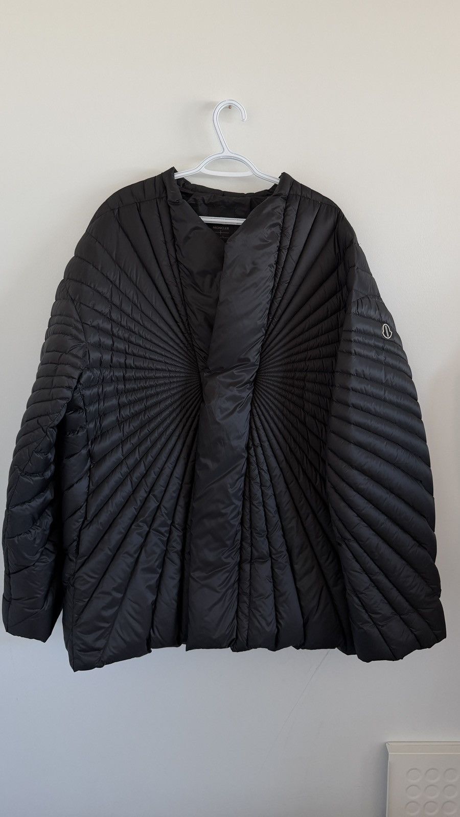 Rick Owens X Moncler Radiance Kimono Coat in Black, Men's