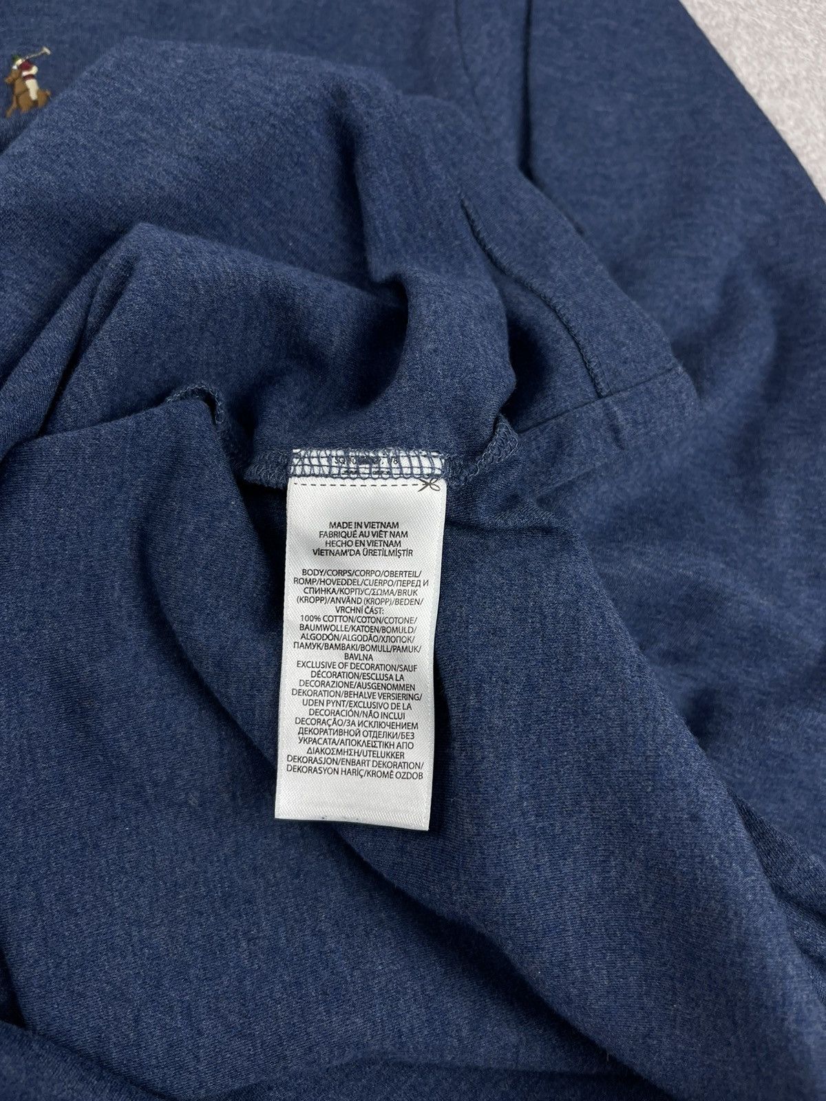 Polo Ralph Lauren Long Sleeve Rugby Blue Size Xxl