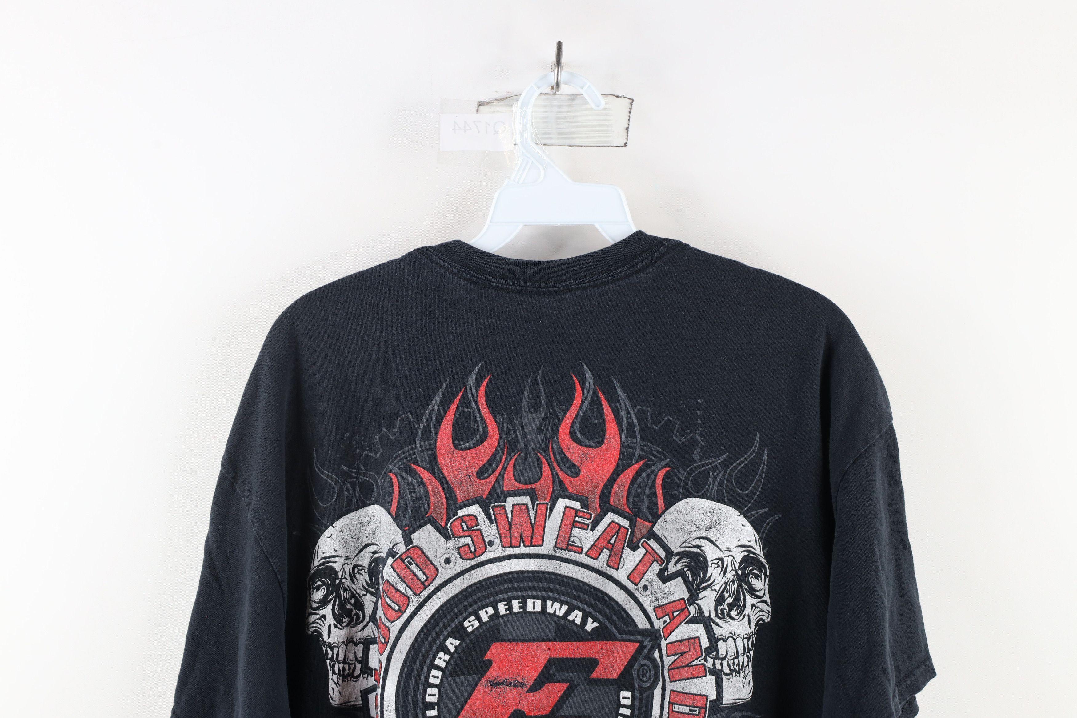 Vintage Vintage Streetwear Speedway Flames Racing T-Shirt Black Size US XL / EU 56 / 4 - 9 Thumbnail
