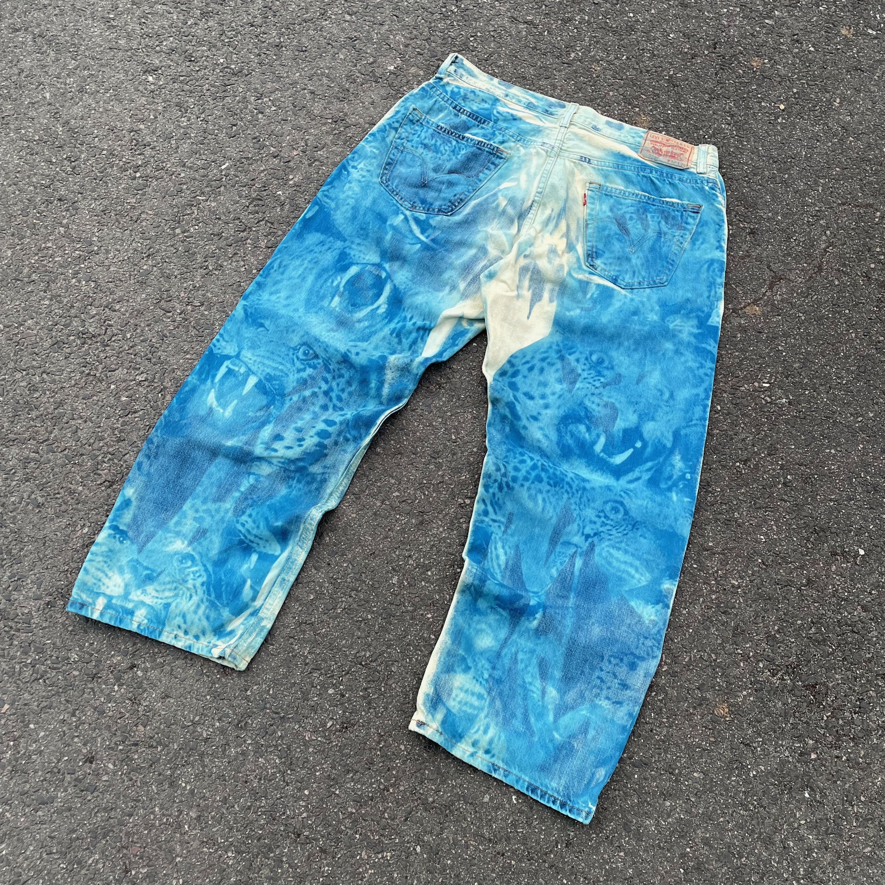 Levi's Custom Levi’s Jeans Japanese style Denim Opium Y2K Pants Size US 36 / EU 52 - 2 Thumbnail