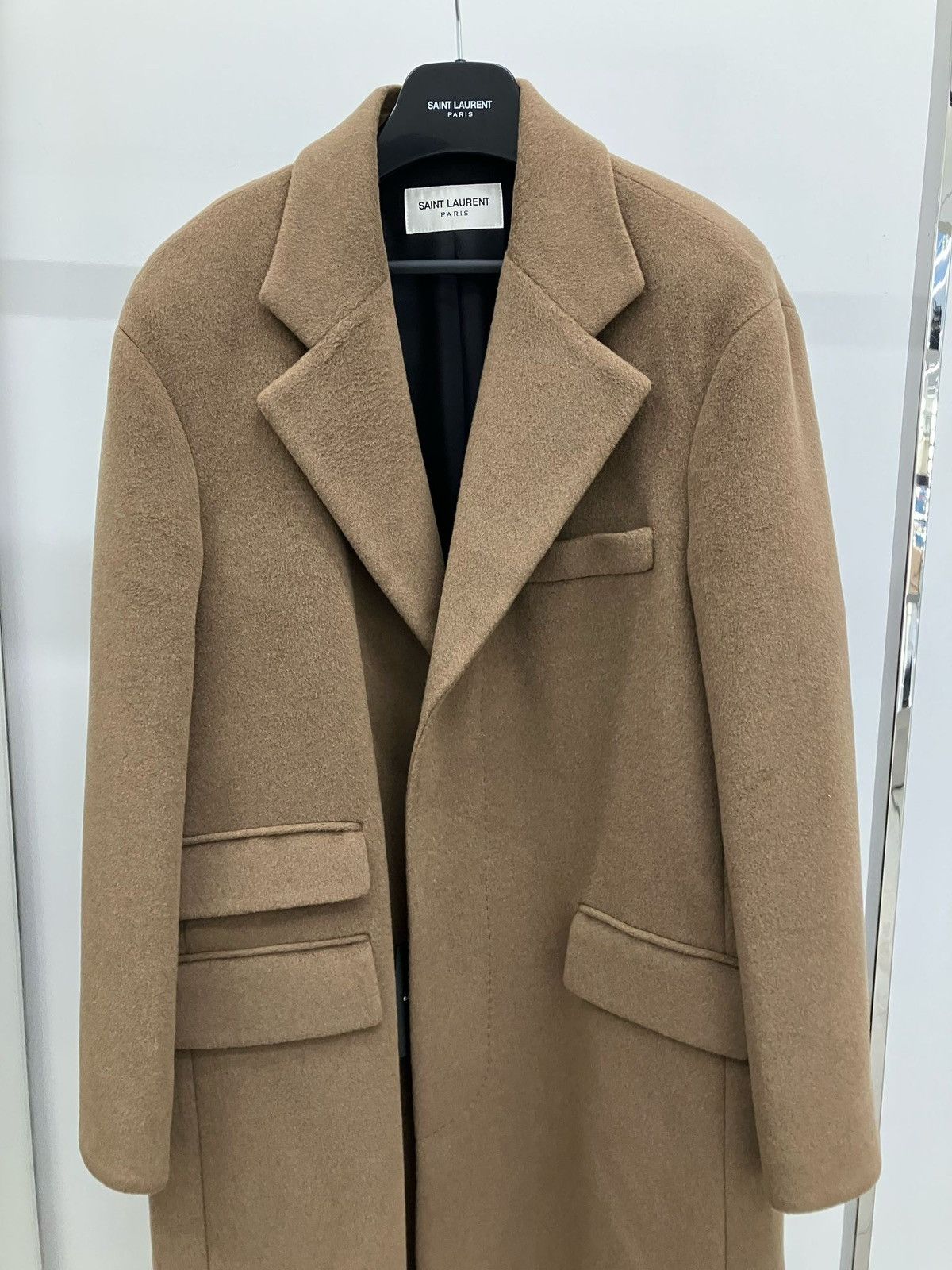 Saint Laurent Paris $7K VALUE Oversized Wool Jacket Size US L / EU 52-54 / 3 - 6 Thumbnail