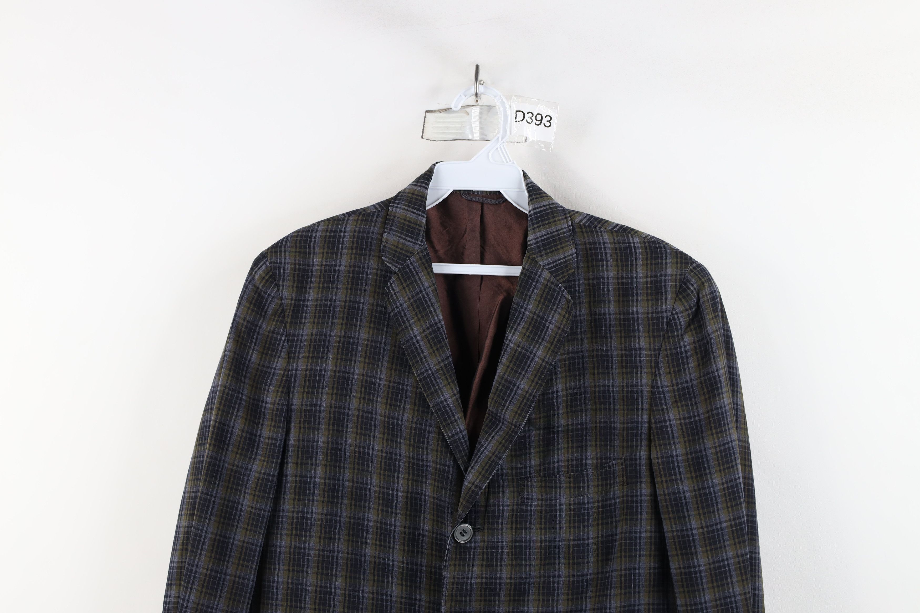 Vintage Vintage 50s 60s Rockabilly Blazer Suit Coat Jacket Plaid USA Size US M / EU 48-50 / 2 - 2 Thumbnail