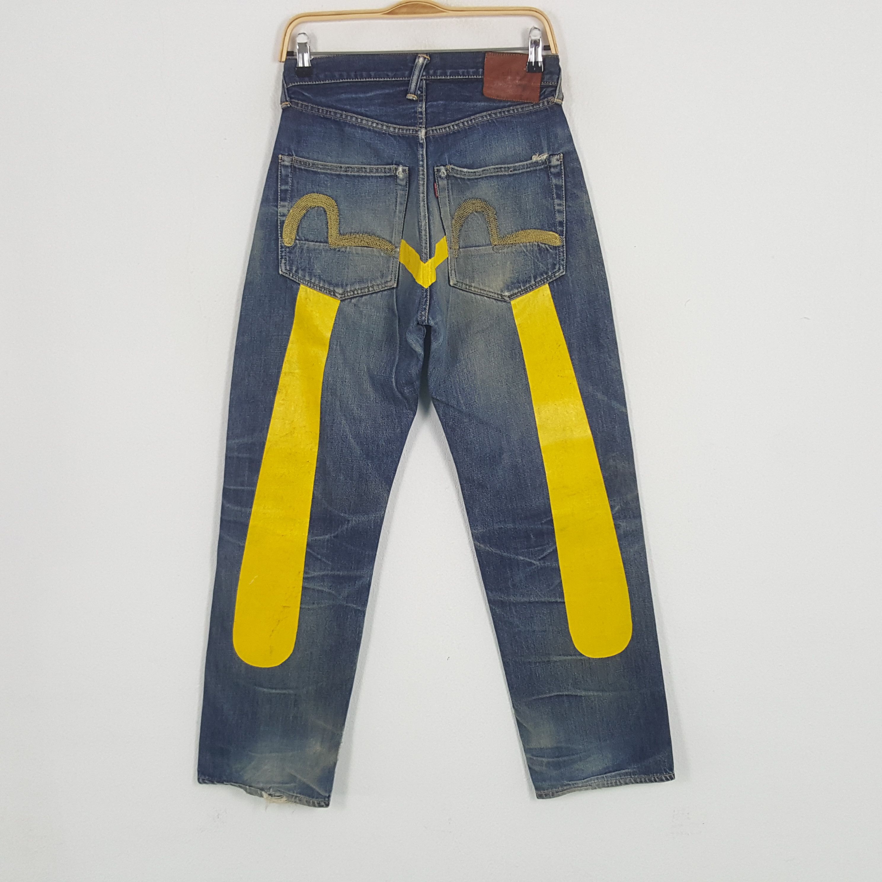 Evisu × Japanese Brand Vintage Evisu Selvedge Custom Art Daicock Denim Jeans Size US 28 / EU 44 - 1 Thumbnail