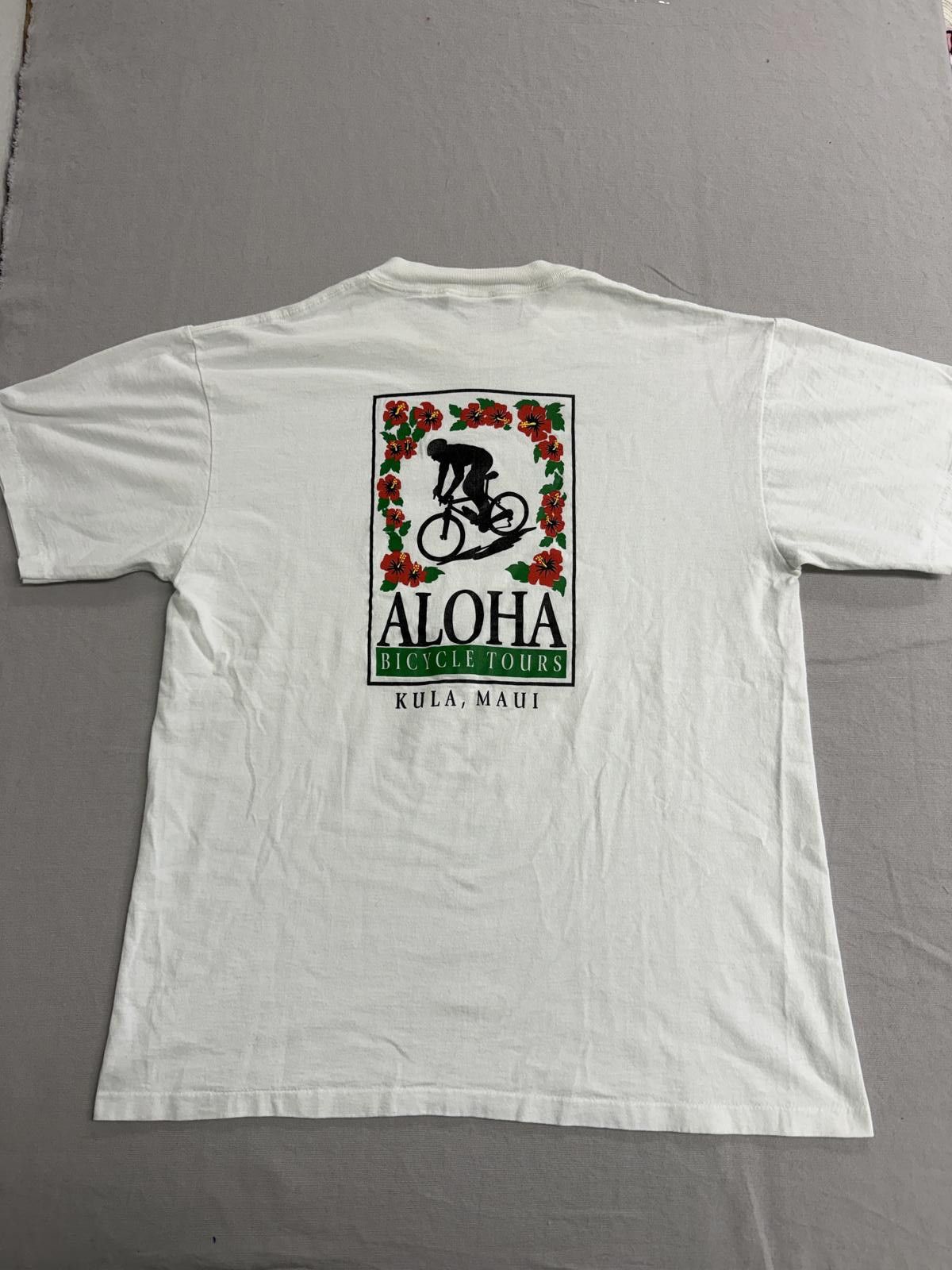 Other Vintage Kula Maui Hawaii T-shirt Aloha Bicycle Tours Tee -L Size US L / EU 52-54 / 3 - 3 Thumbnail