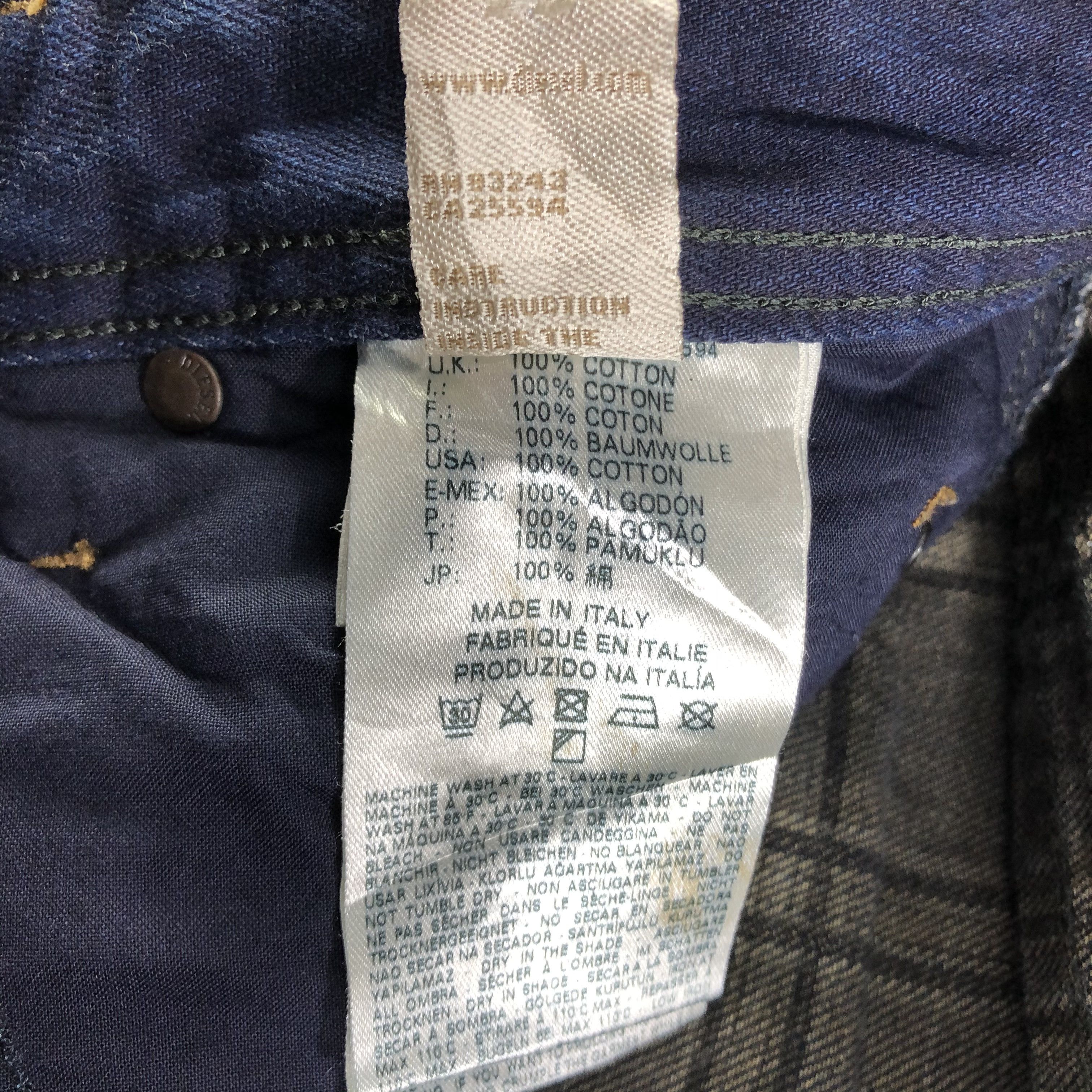 Diesel Diesel Krayver Jeans Destroyed Denim KJ2411 Size US 27 - 13 Thumbnail