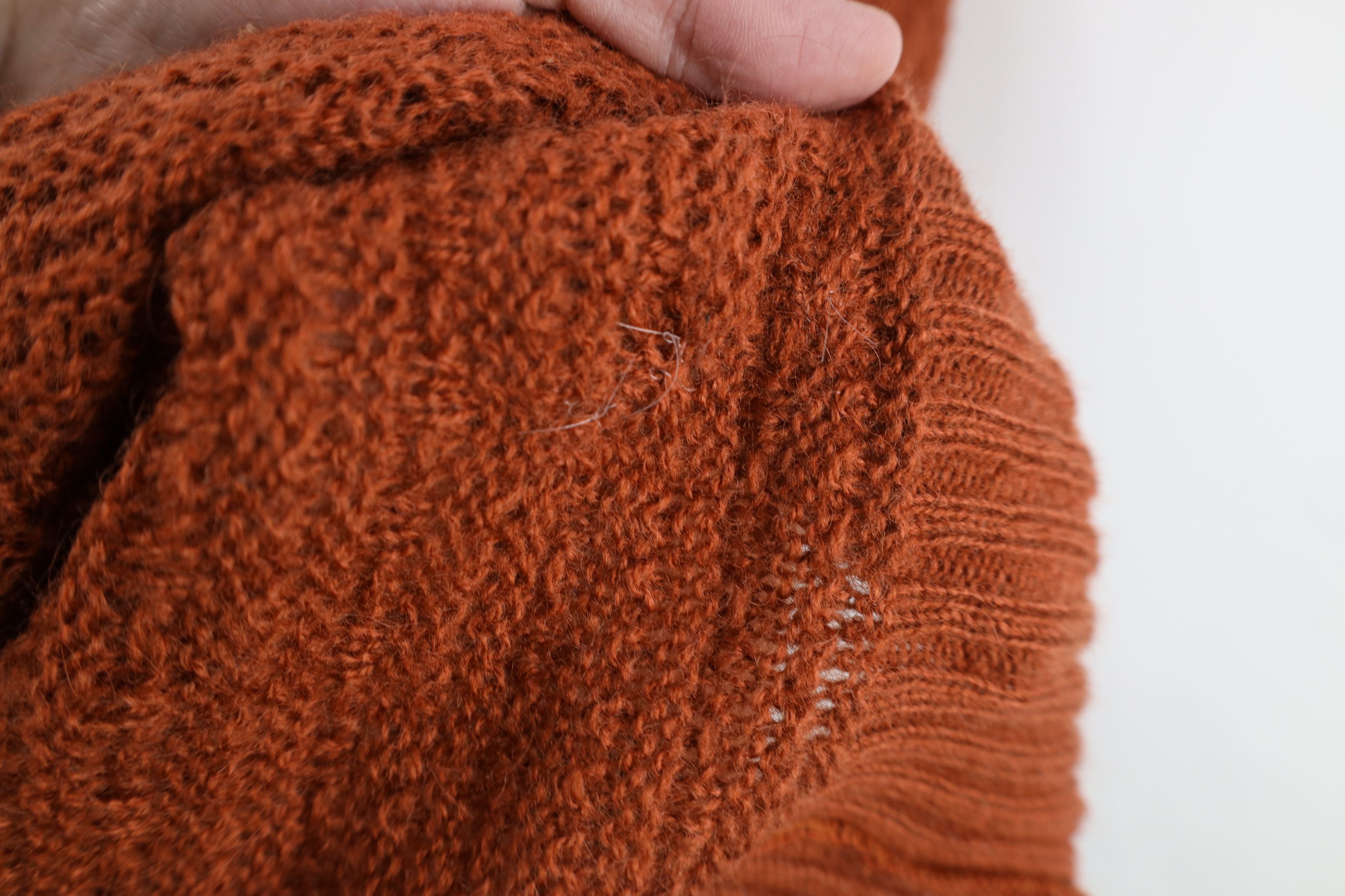 Vintage Vintage 70s 80s Streetwear Wool Blend Knit Sweater Copper Size XL / US 12-14 / IT 48-50 - 9 Thumbnail
