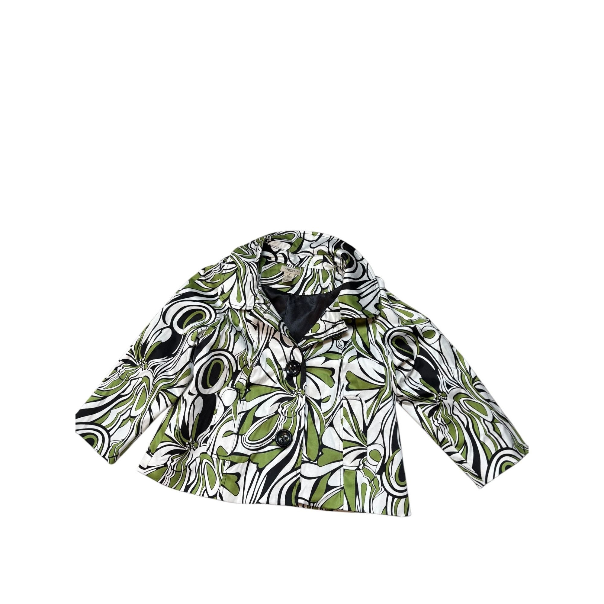 Other vertigo Womens Abstract Print Cropped Jacket With Large Butt Size S / US 4 / IT 40 - 4 Thumbnail