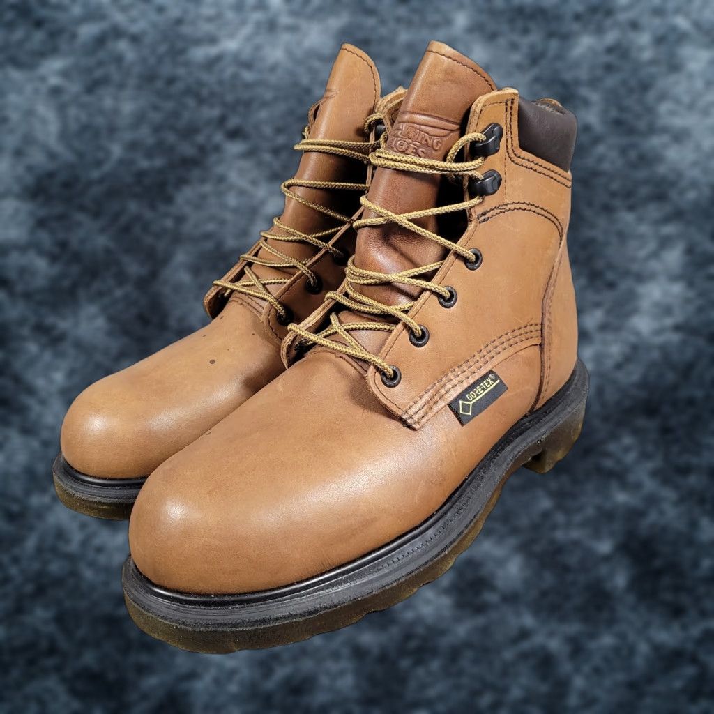 Red Wing RED WING 9070 Black Round Toe Leather Boots (US 8D) | Grailed